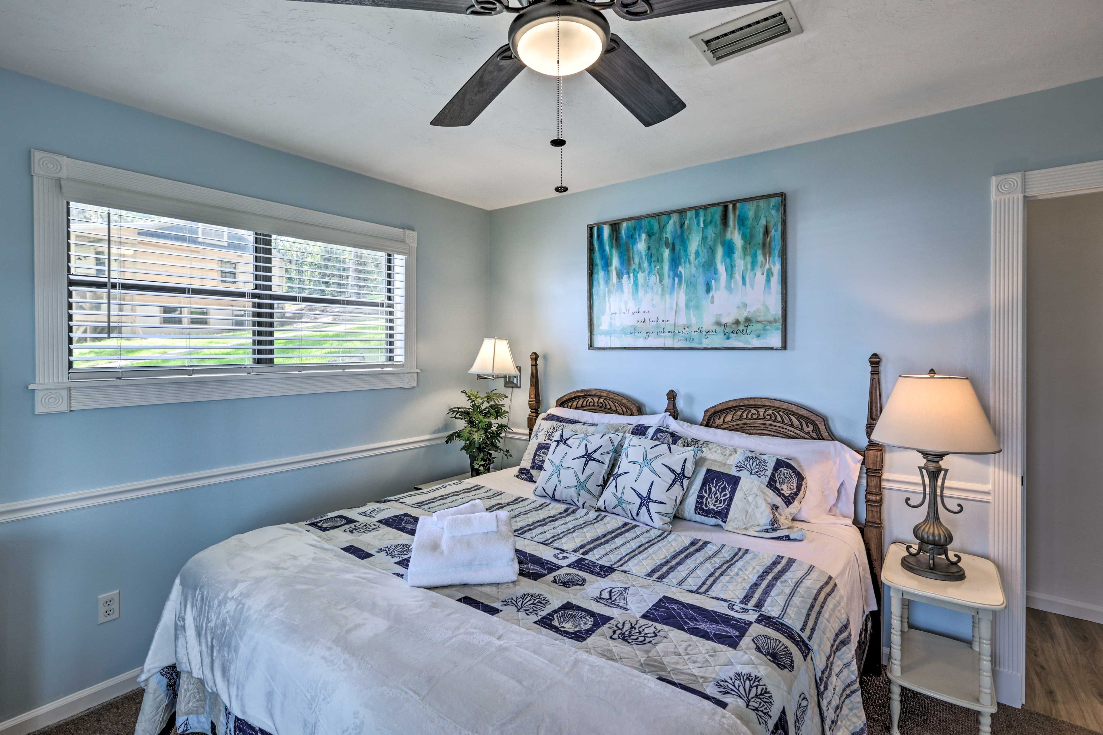 Bedroom 3 | Lower Level | California King Bed | Sunroom Access