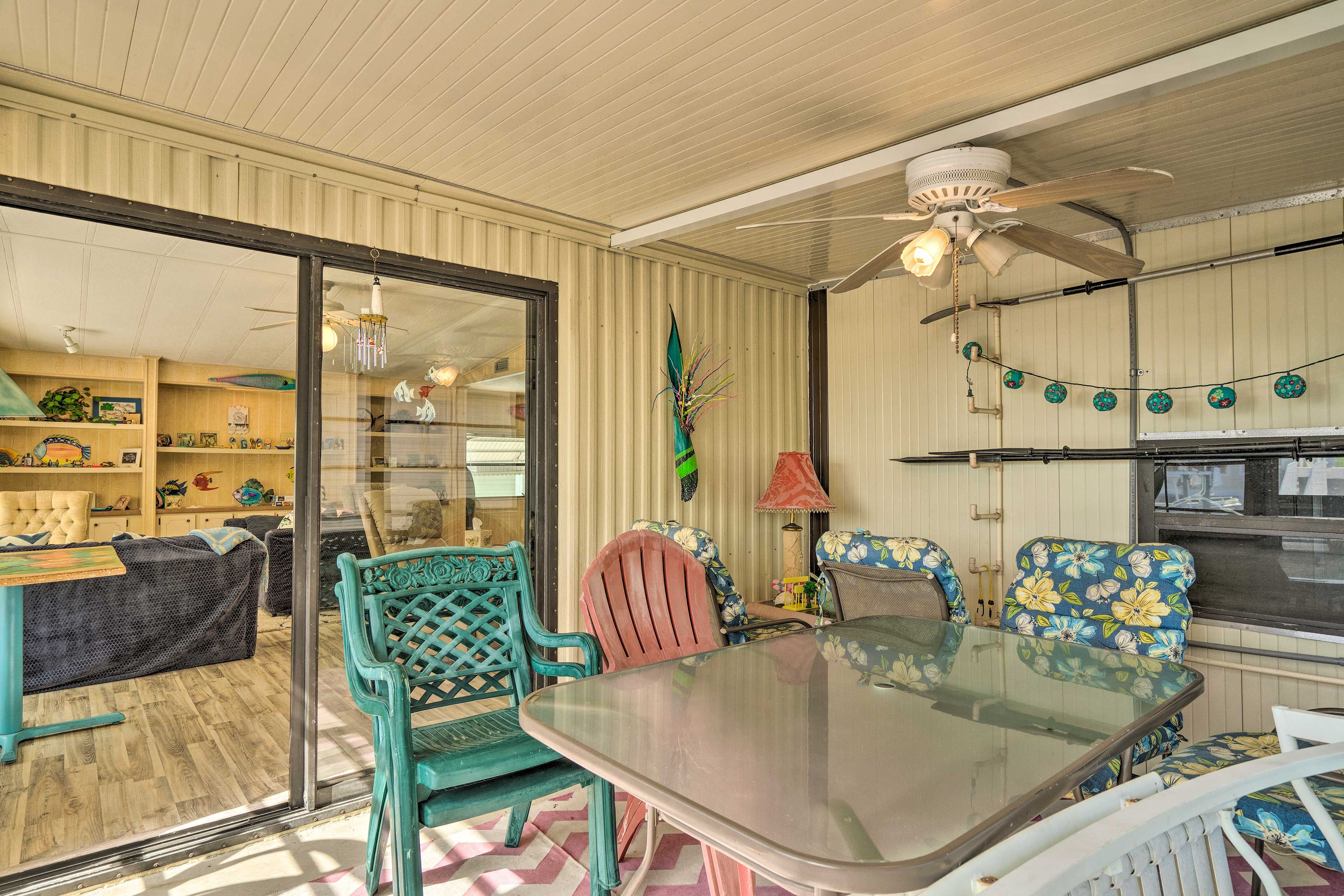 Screened-In Porch | Pool Toys | Fire Pit