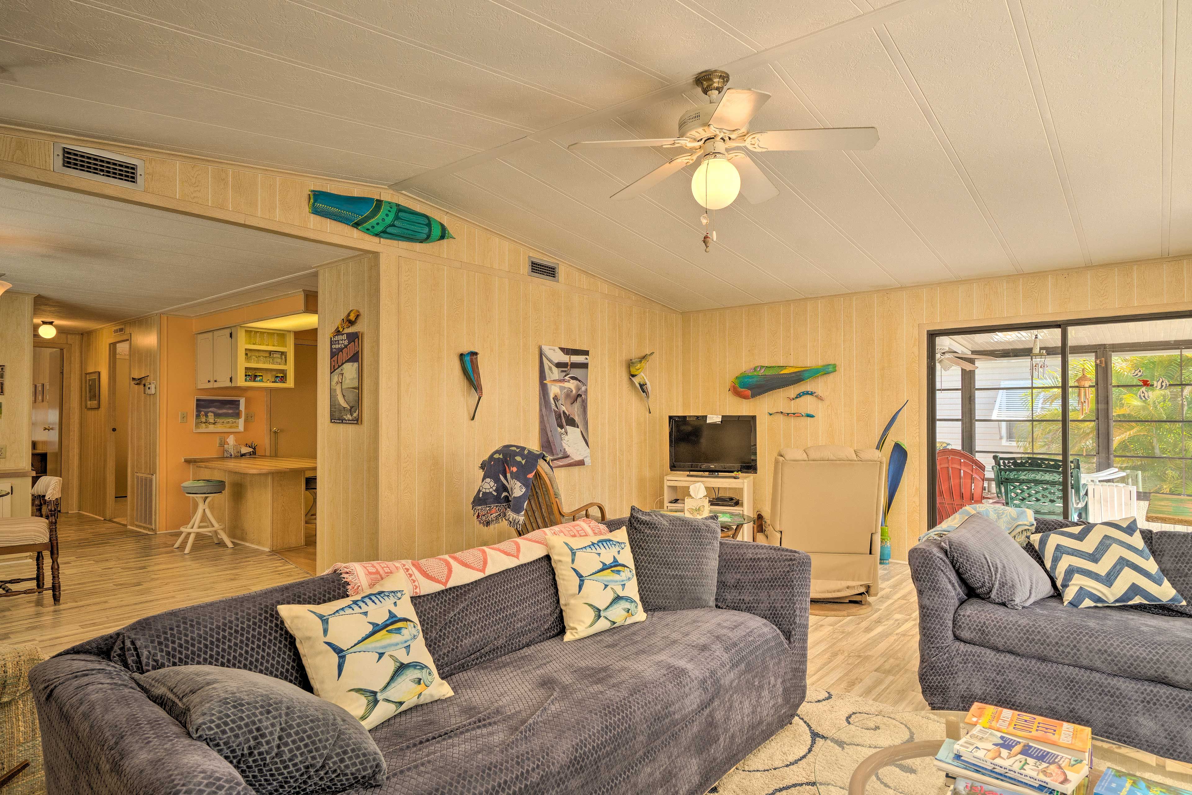 St James City Vacation Rental | 2BR | 2BA | 1,317 Sq Ft | Stairs to Enter