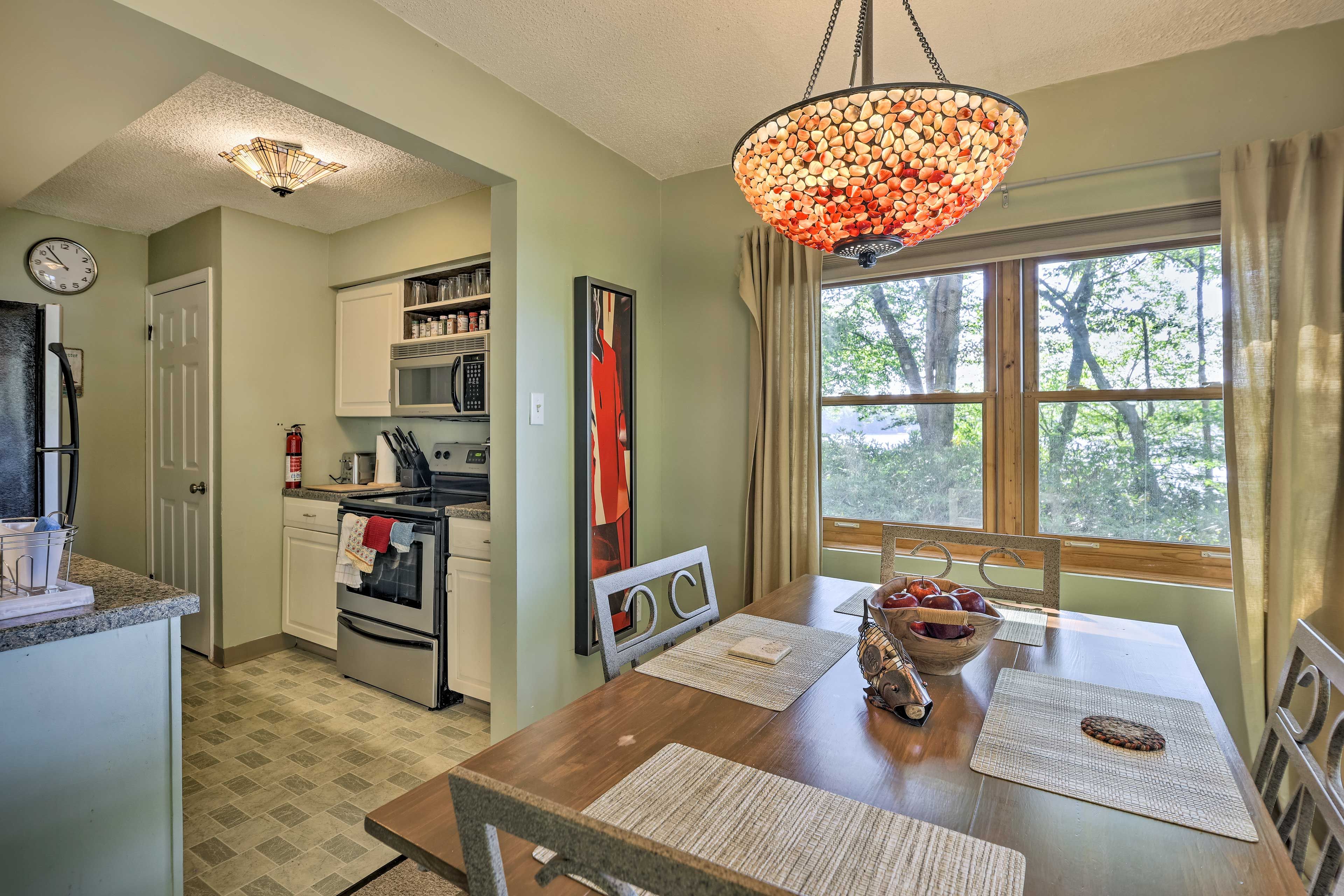 Dining Area | Full Kitchen | Cooking Basics | Dishware & Flatware
