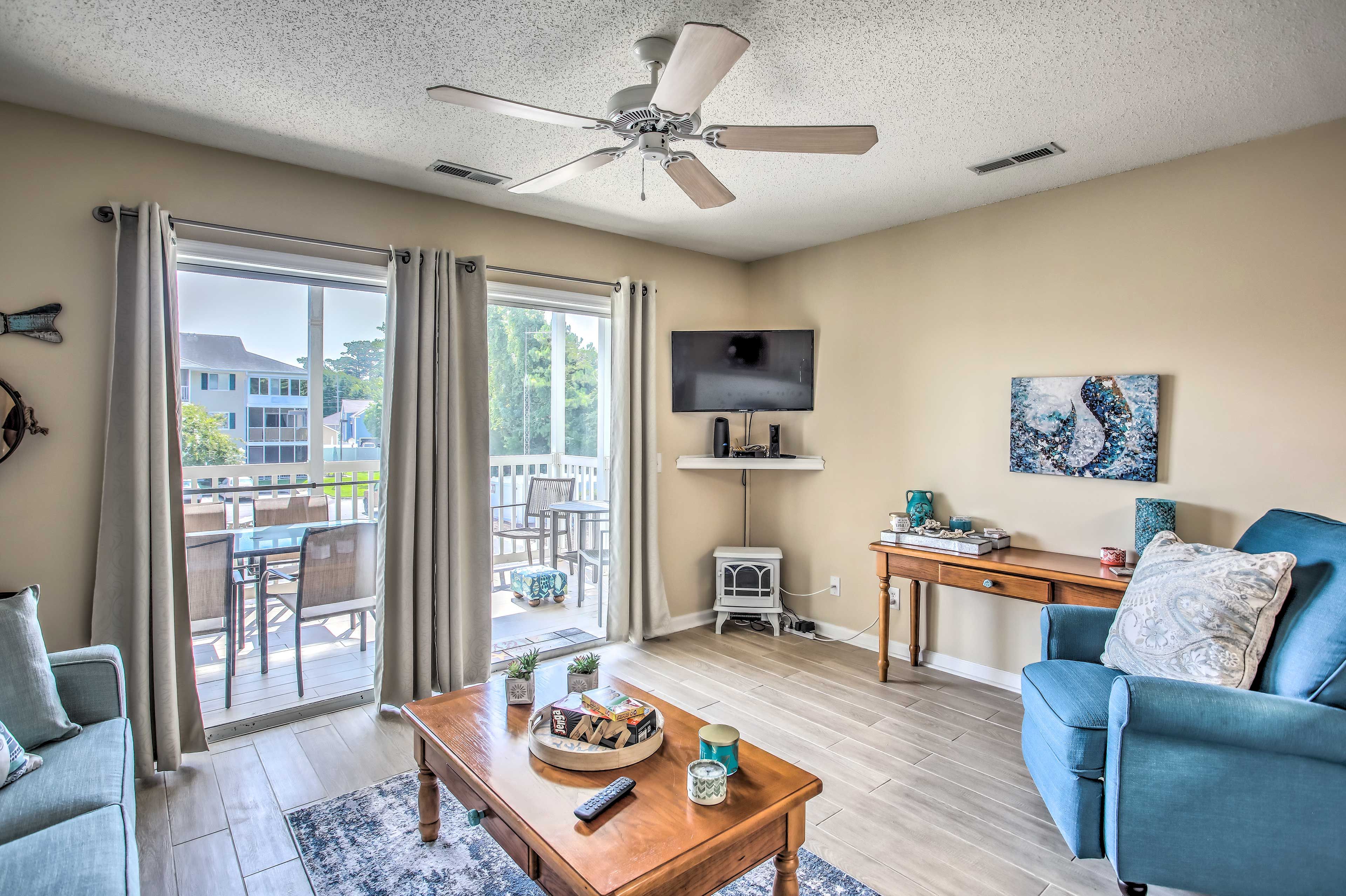 North Myrtle Beach Vacation Rental | 1BR | 1BA | 630 Sq Ft | Stairs Required