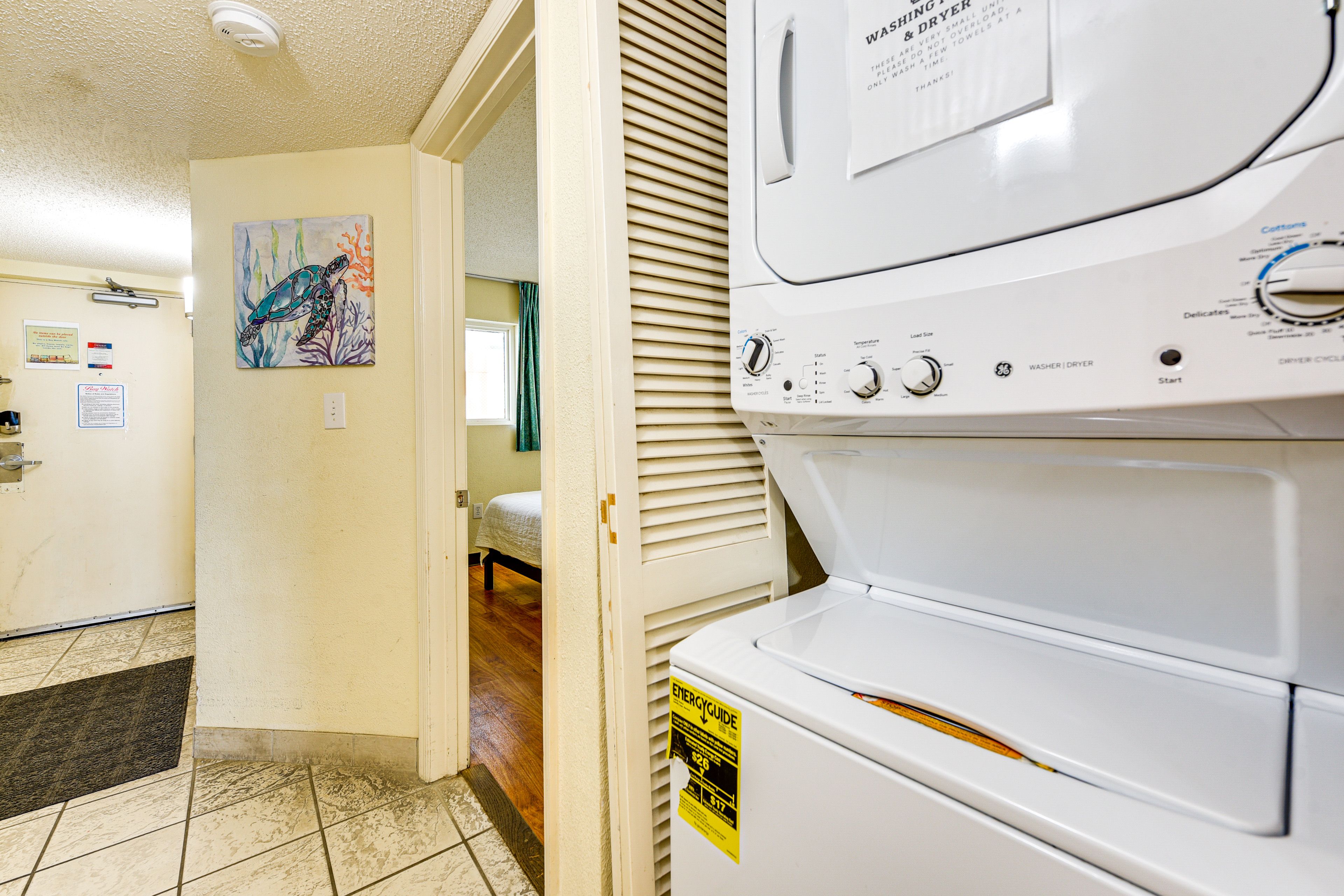 Laundry Closet | Stacked Washer & Dryer