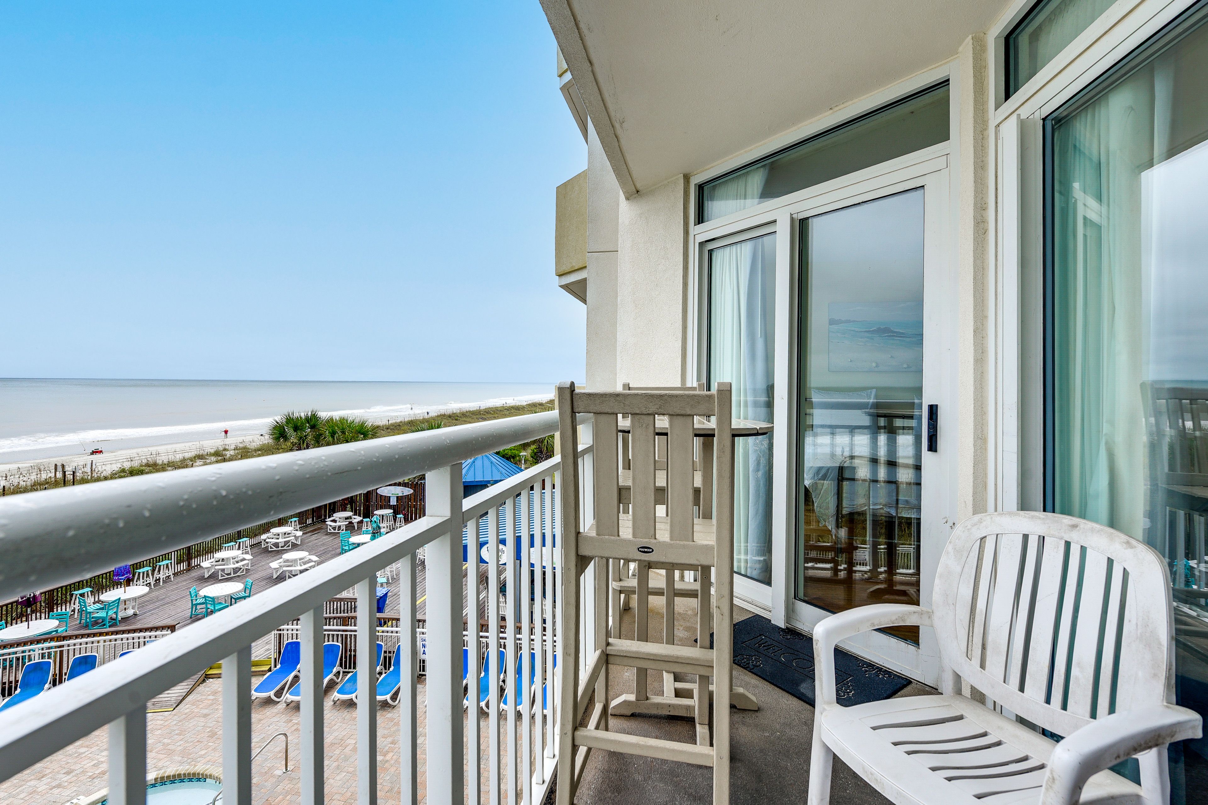 Private Balcony | Beach Gear | Water & Pool views | 3rd-Floor Condo