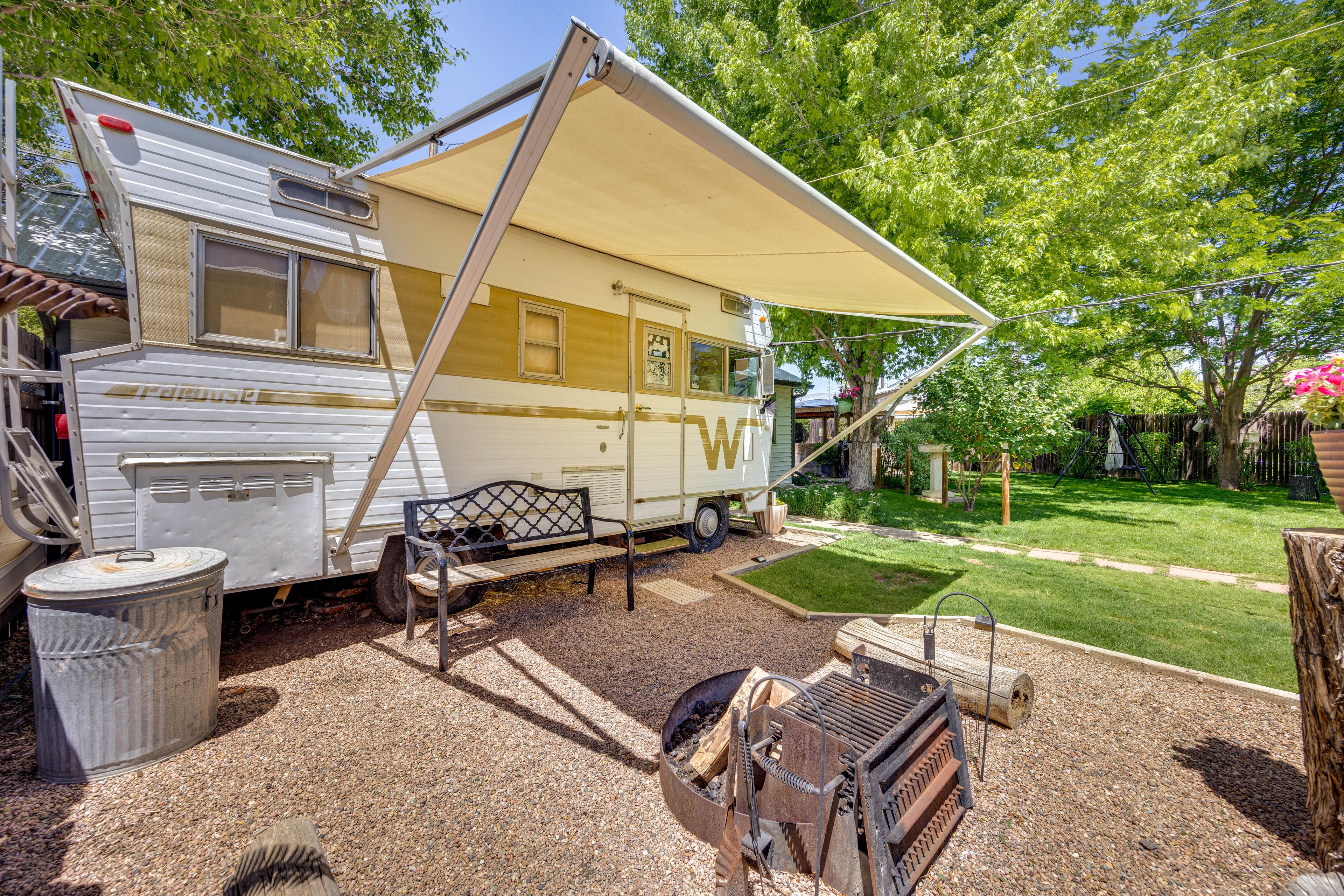 Converted Office Space & Fire Pit