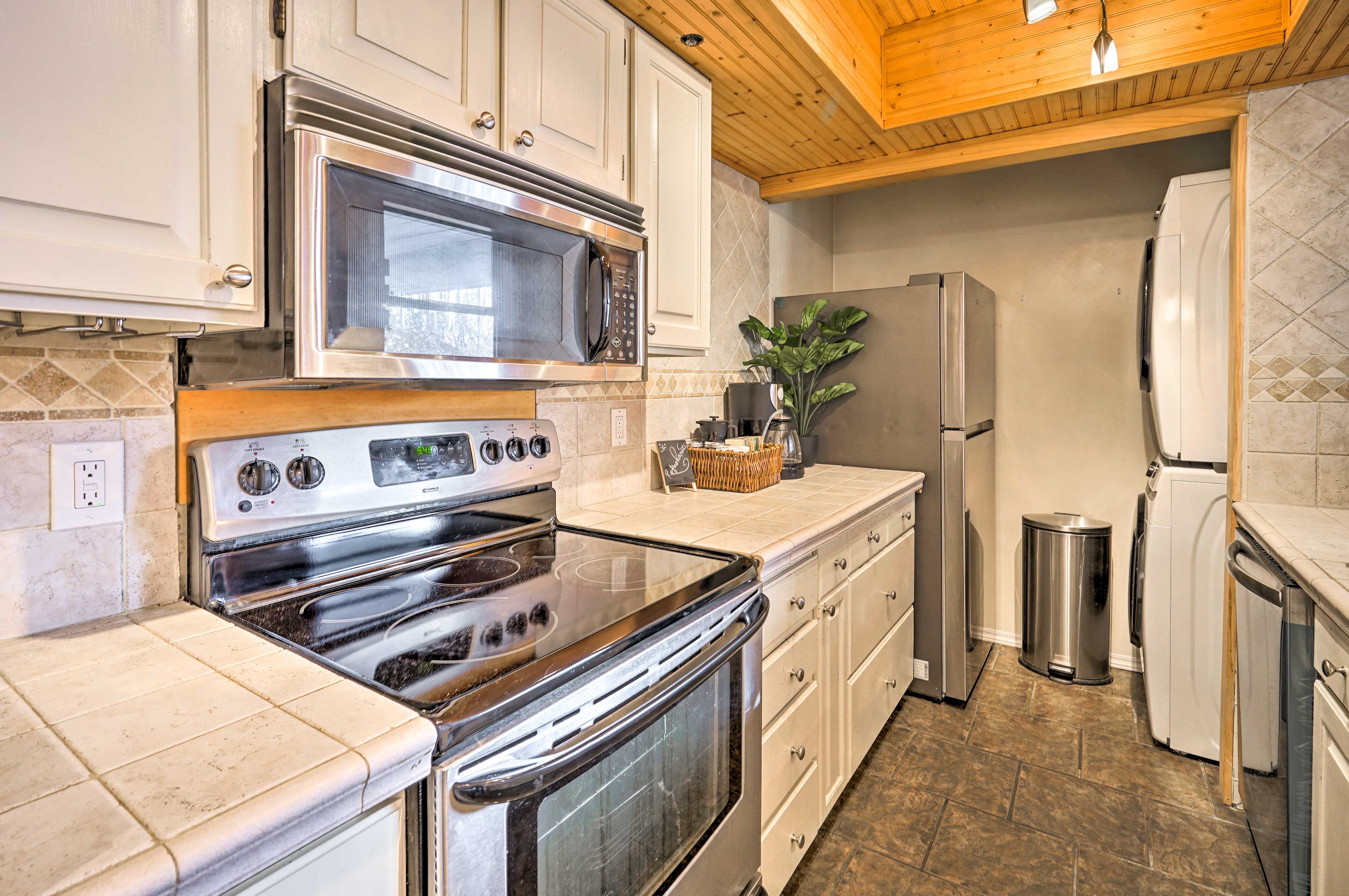Kitchen | Coffee Maker | Crockpot | Electric Kettle | Toaster | Laundry Area