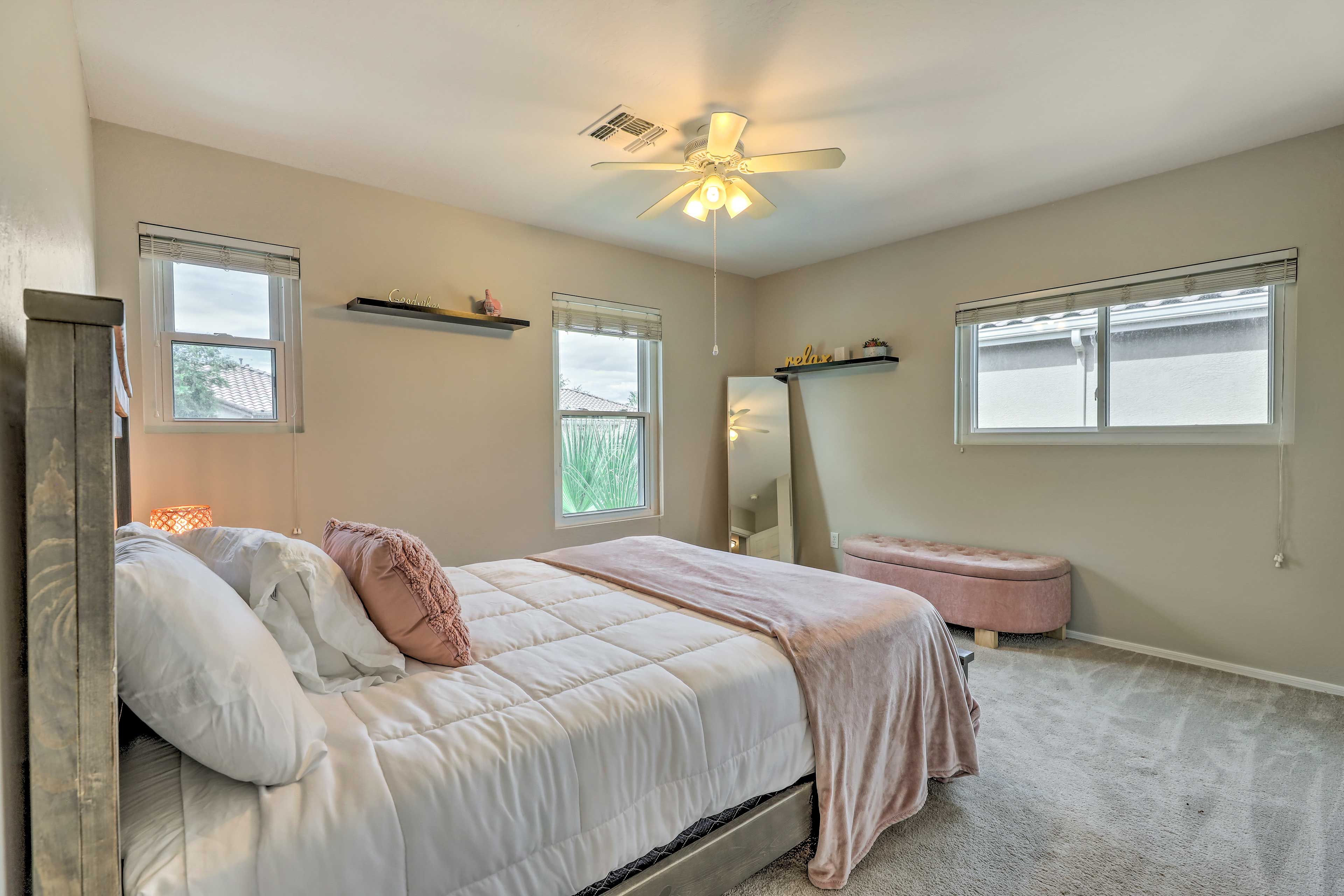Bedroom 2 | Queen Bed | Linens & Towels Provided