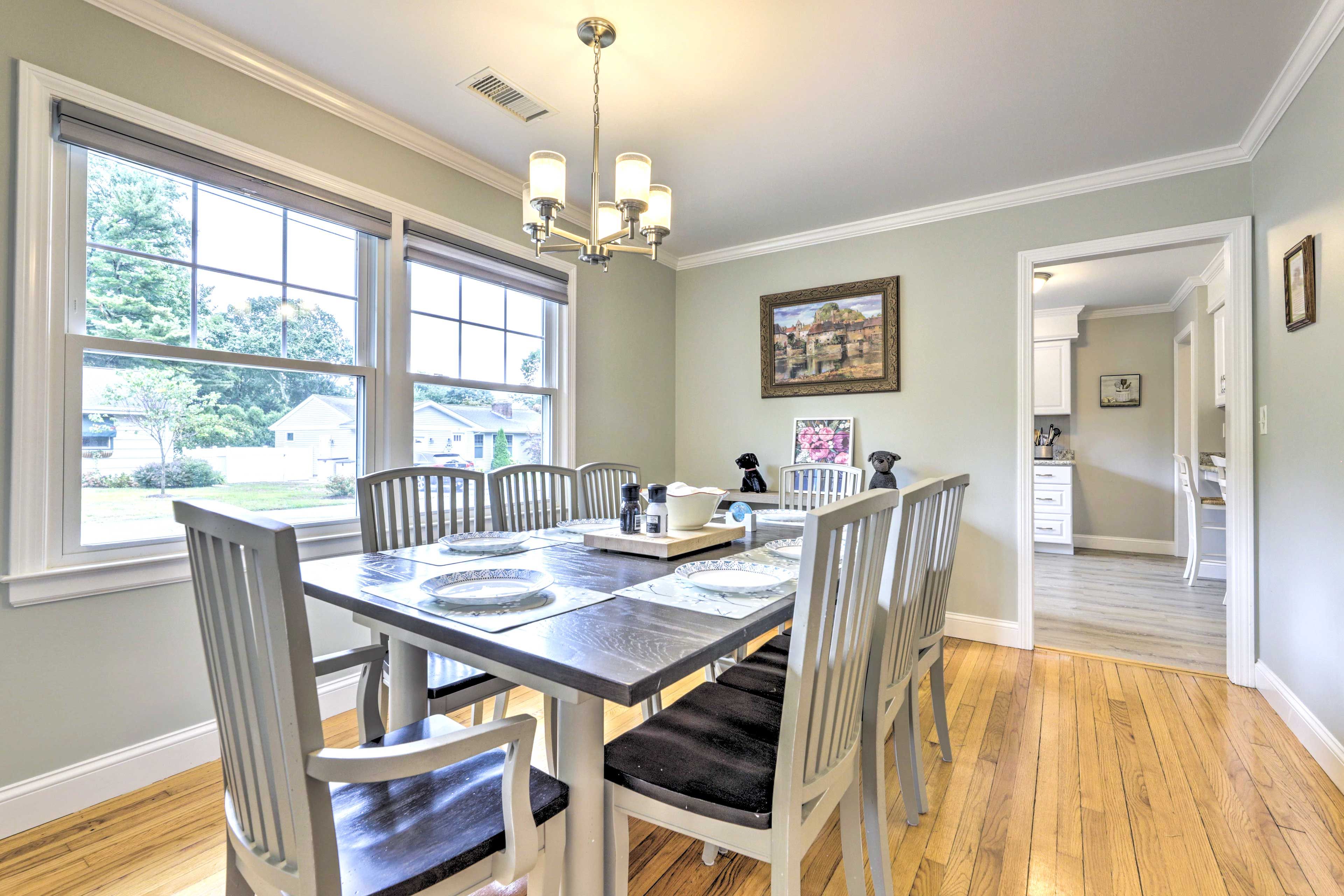 Dining Room | 1st Floor | Central Air Conditioning