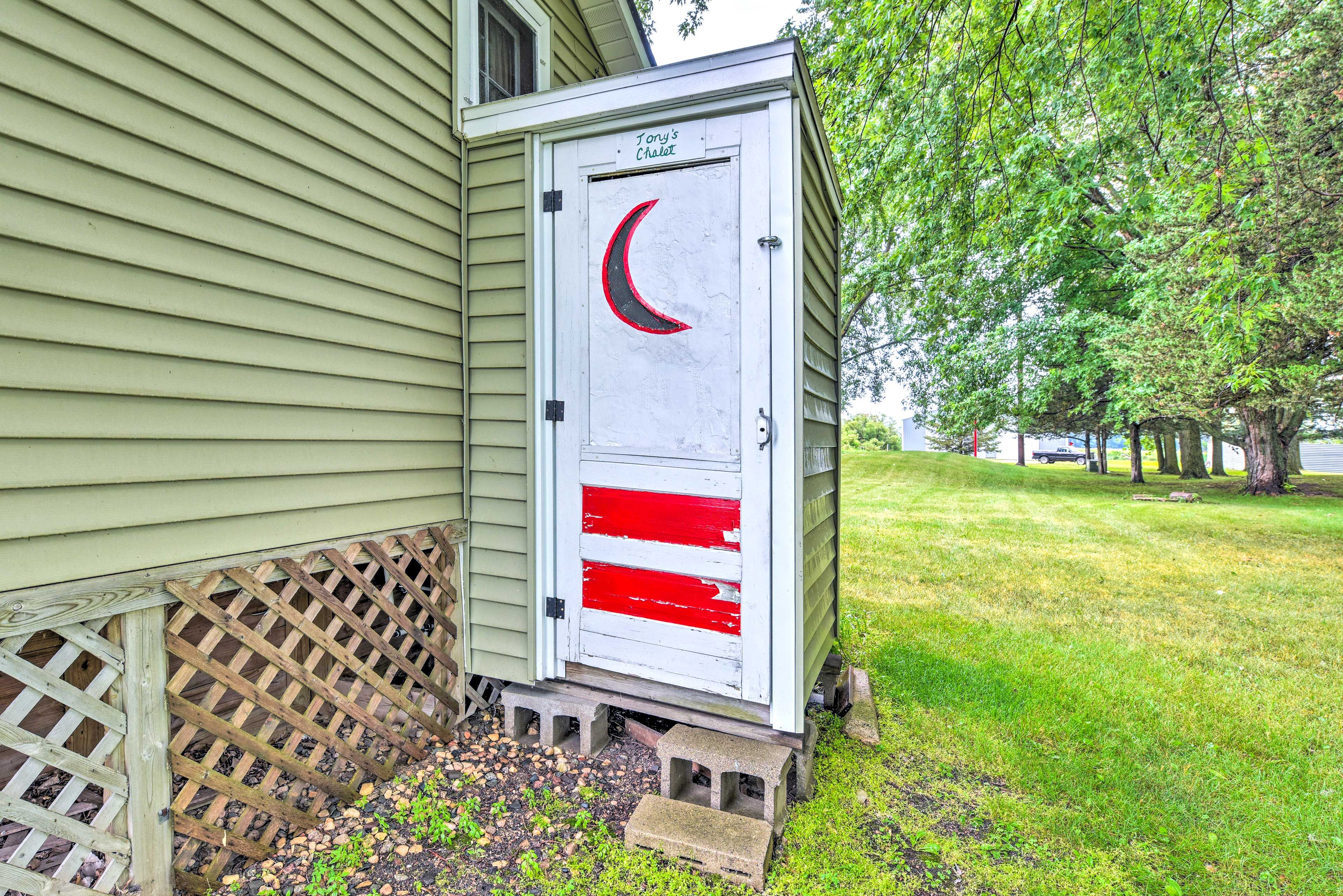 Plumbed Outhouse