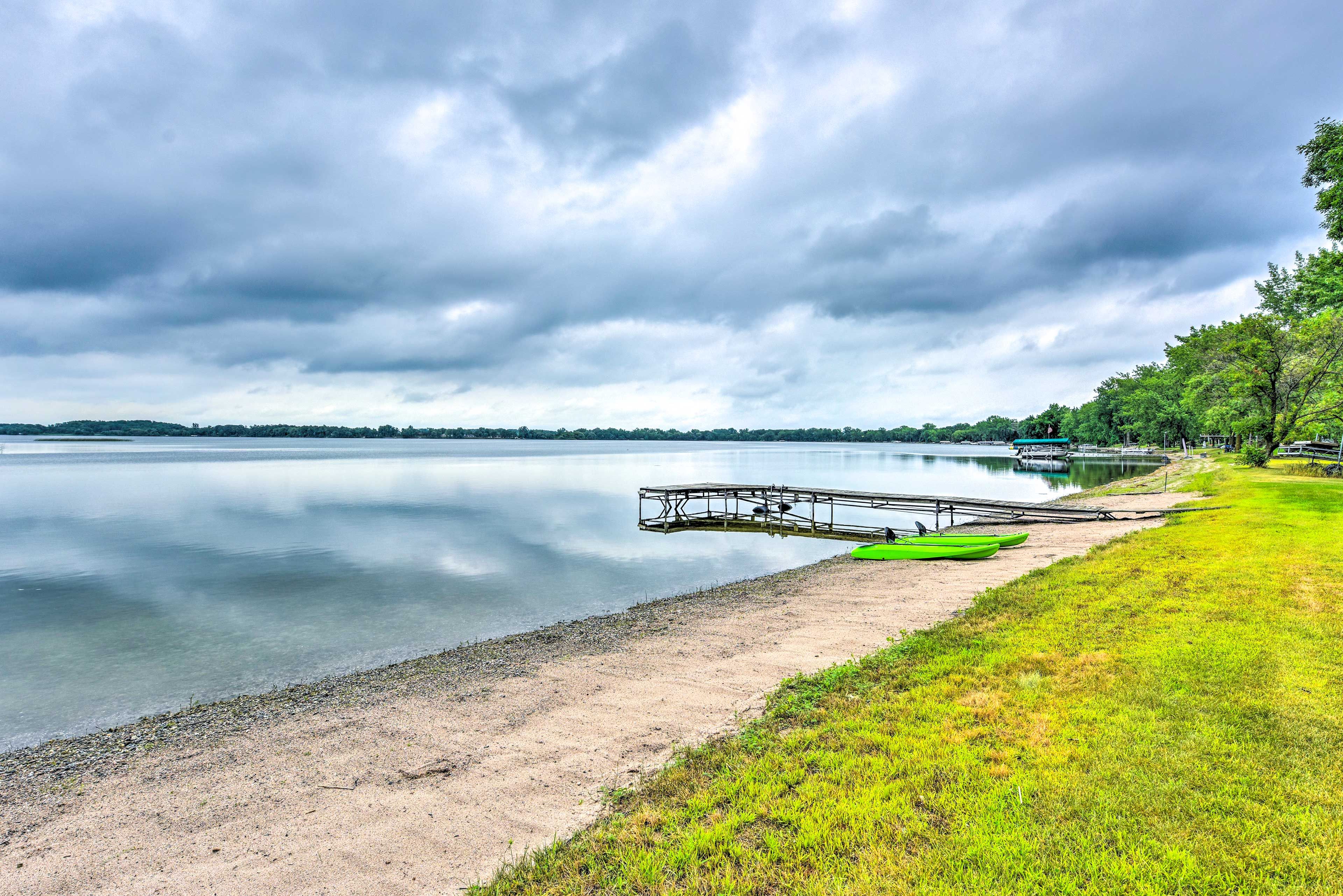 Private Dock & Sandy Beach | 2 Kayaks Provided