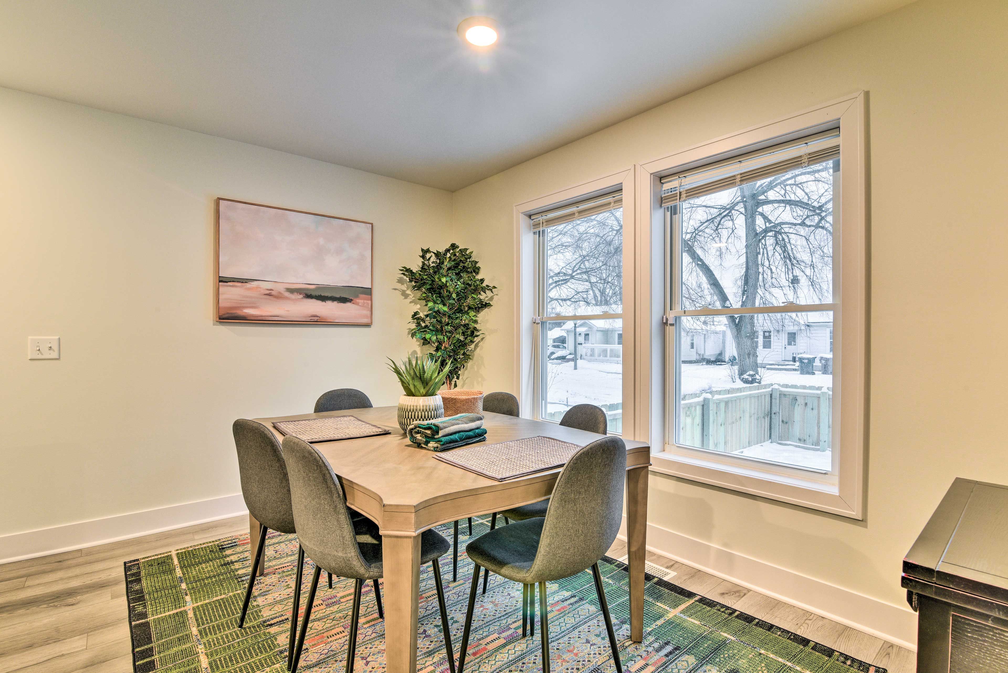 Dining Area | Main Level | Dishware + Flatware