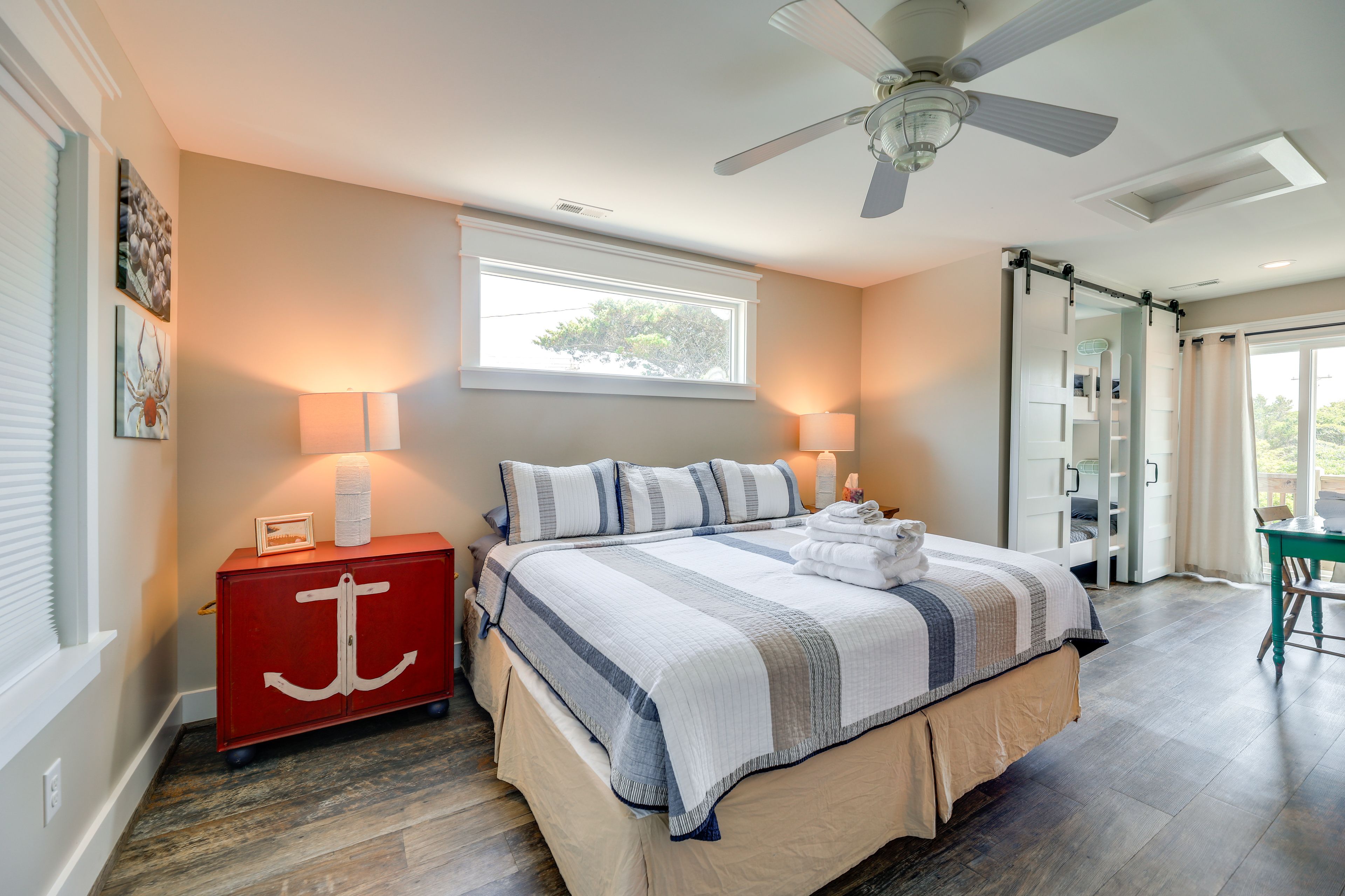 Bedroom 1 | King Bed | Twin Bunk Bed | Main Level