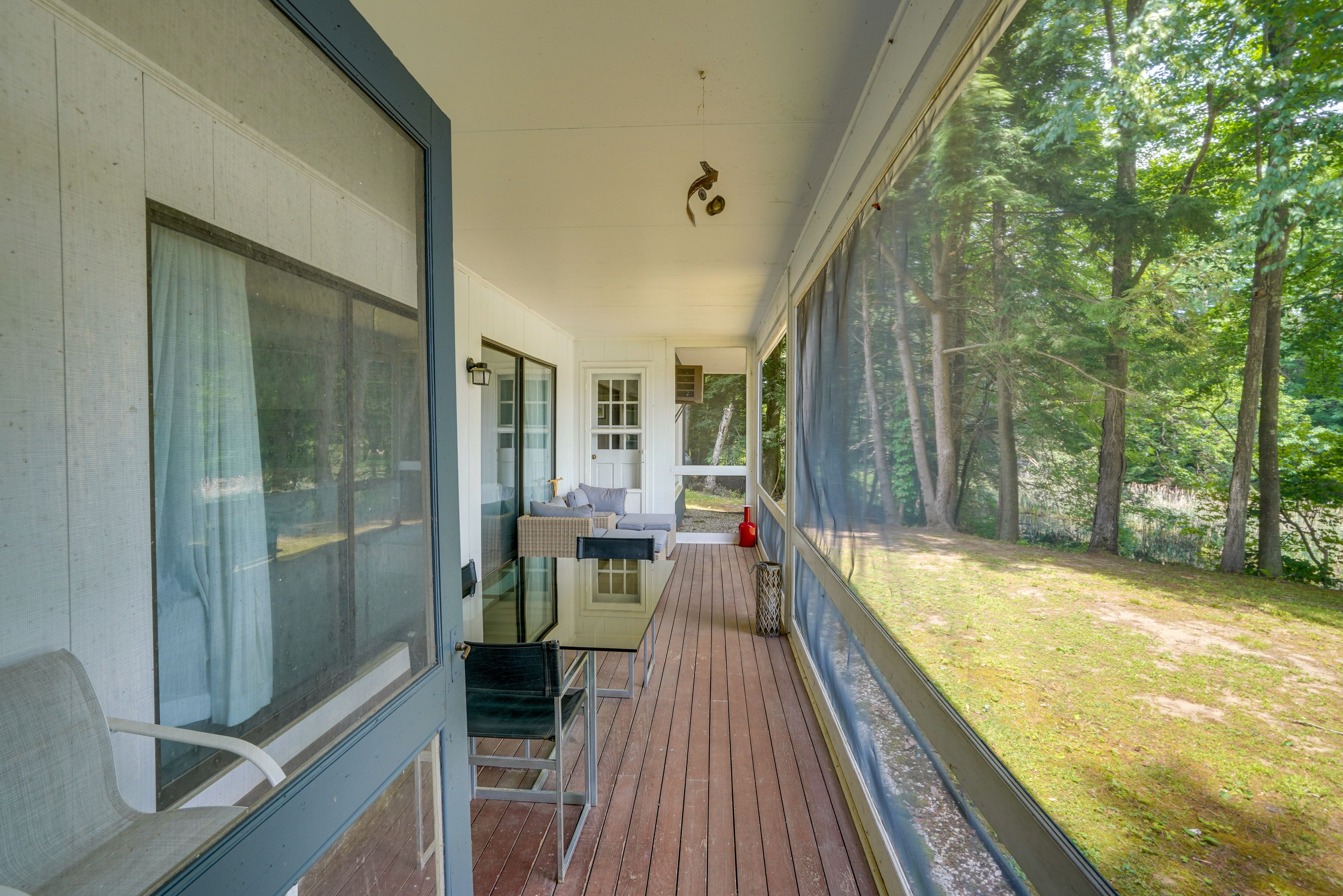 Enclosed Porch | Dining & Seating Areas