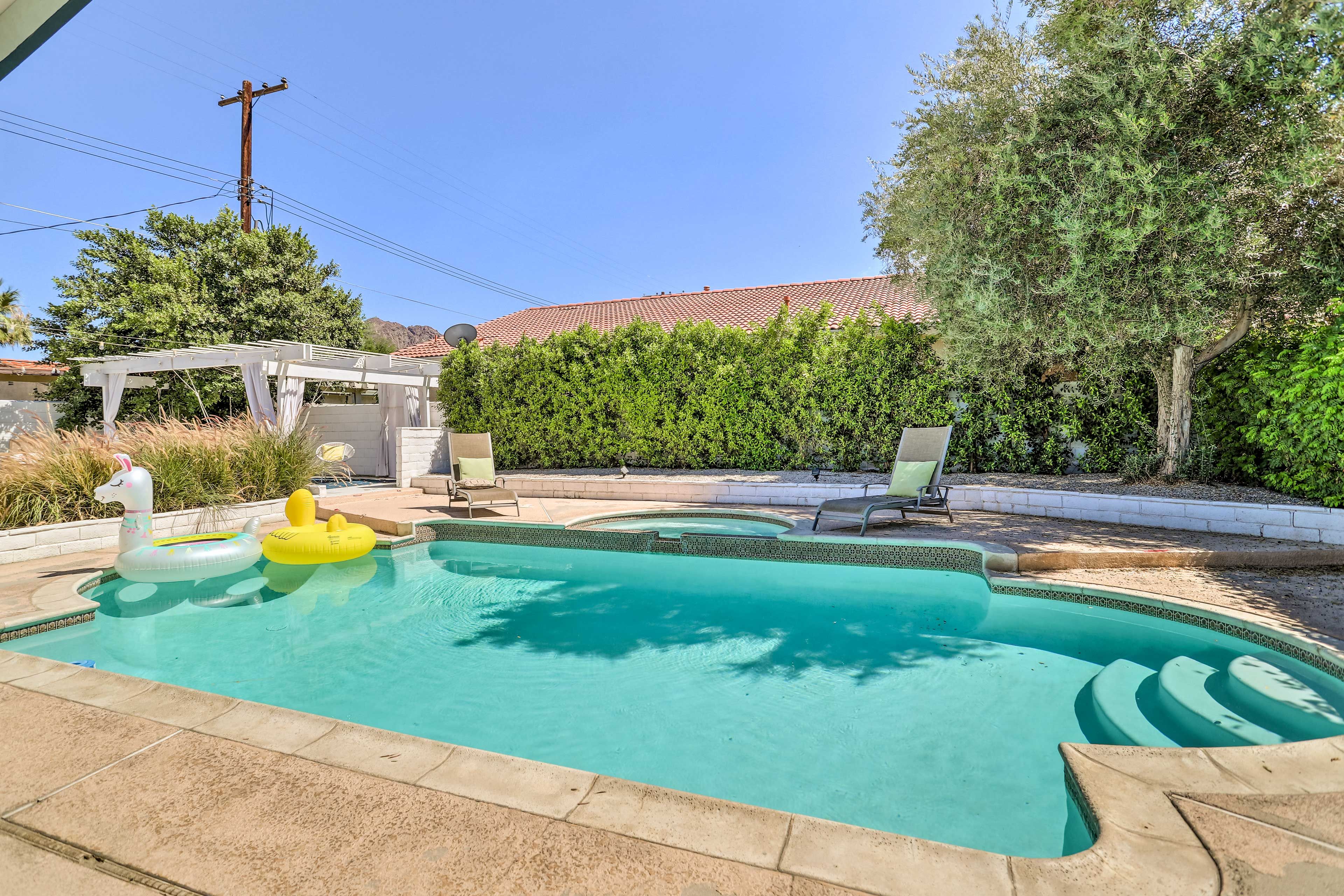 Backyard Pool Area | Heated Pool