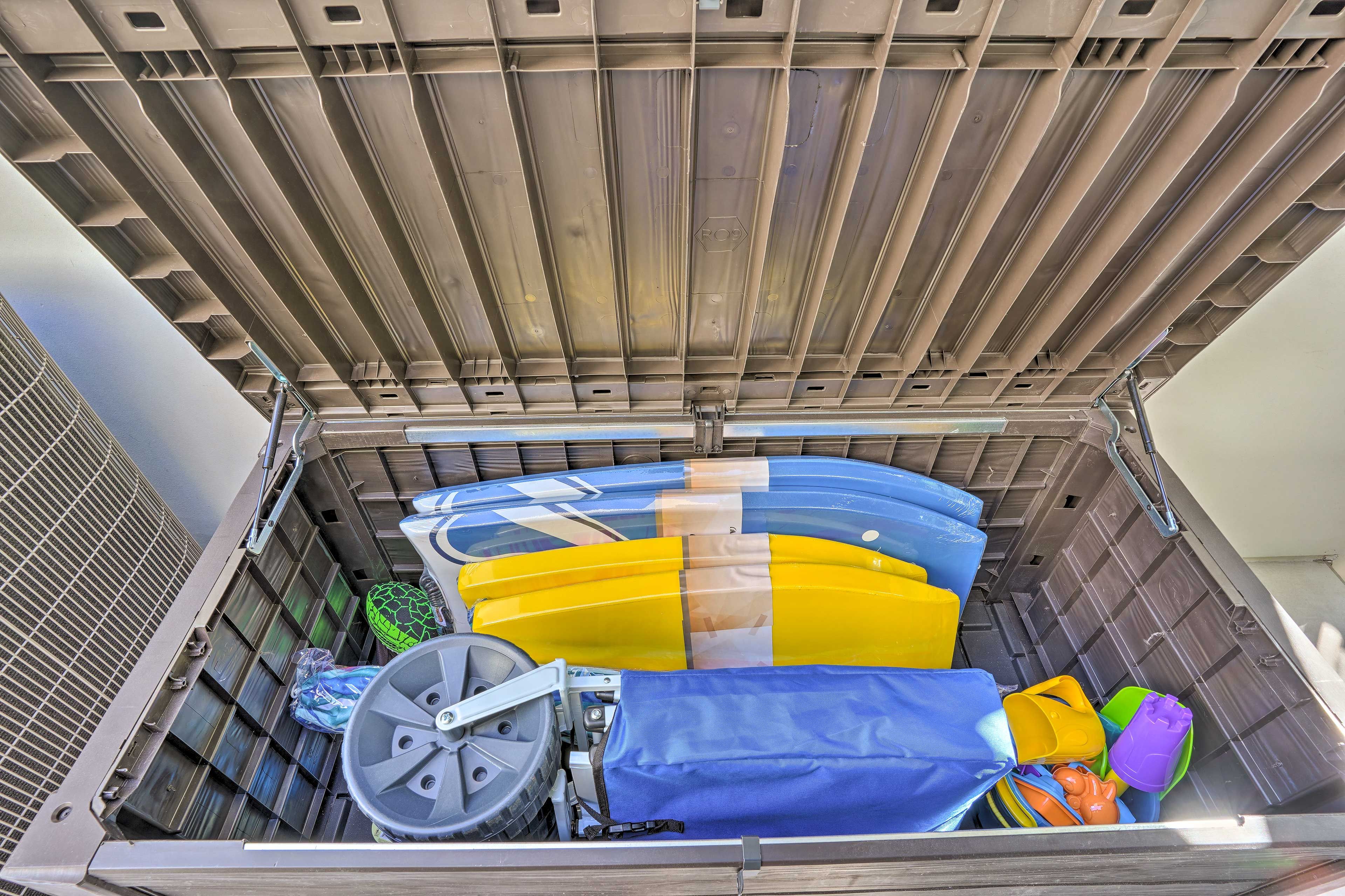 Storage | Beach Gear Provided