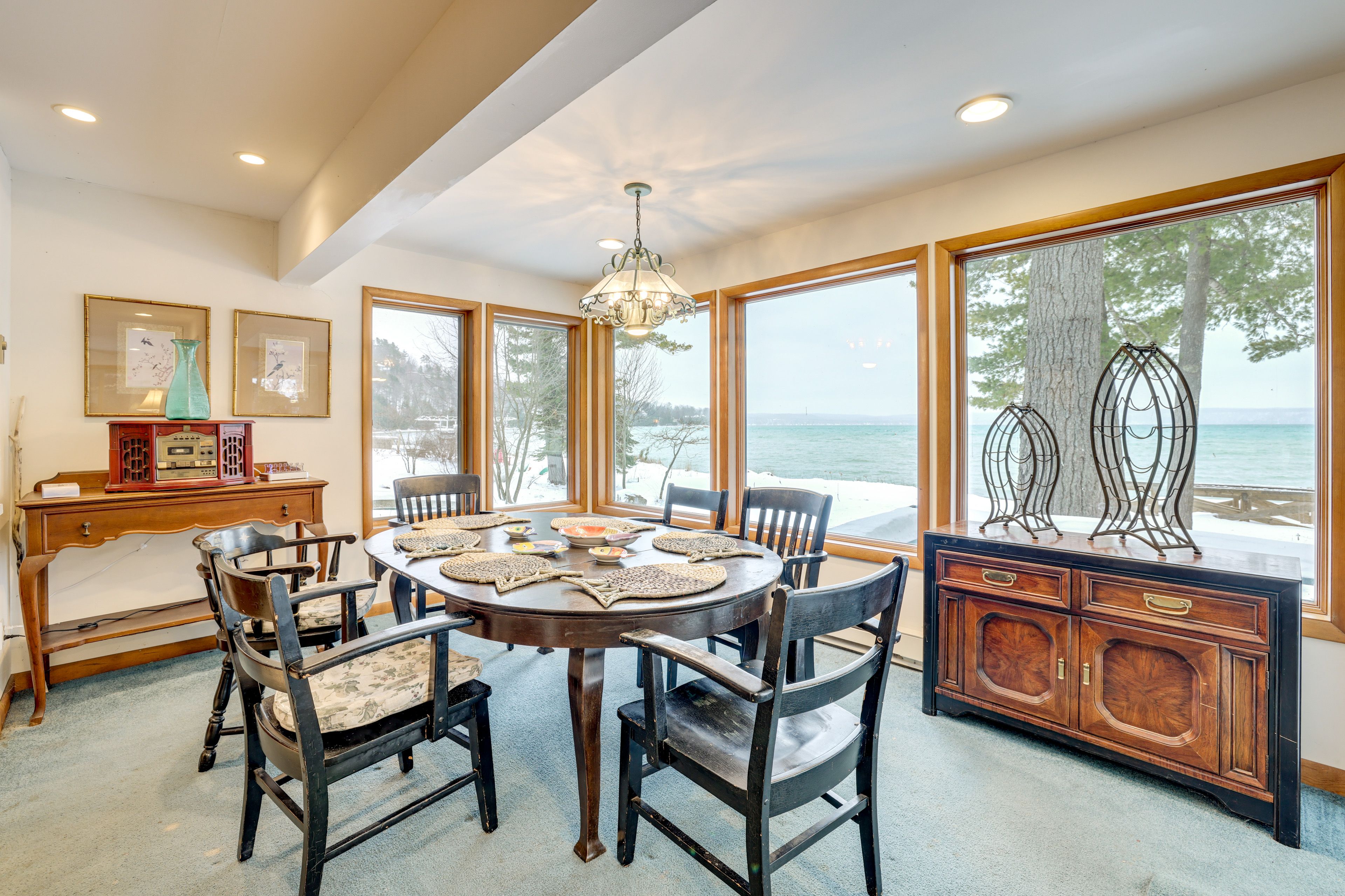 Dining Area | Dishware & Flatware | 1st Floor