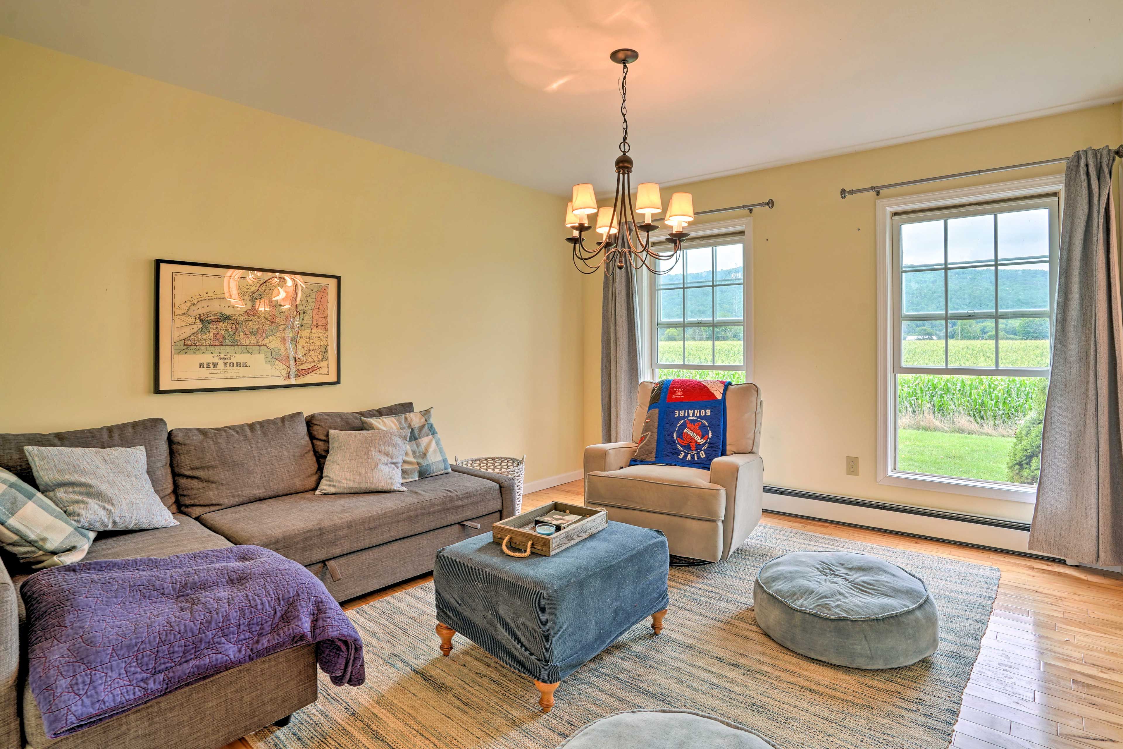 Den | Sleeper Sofa | 1st Floor