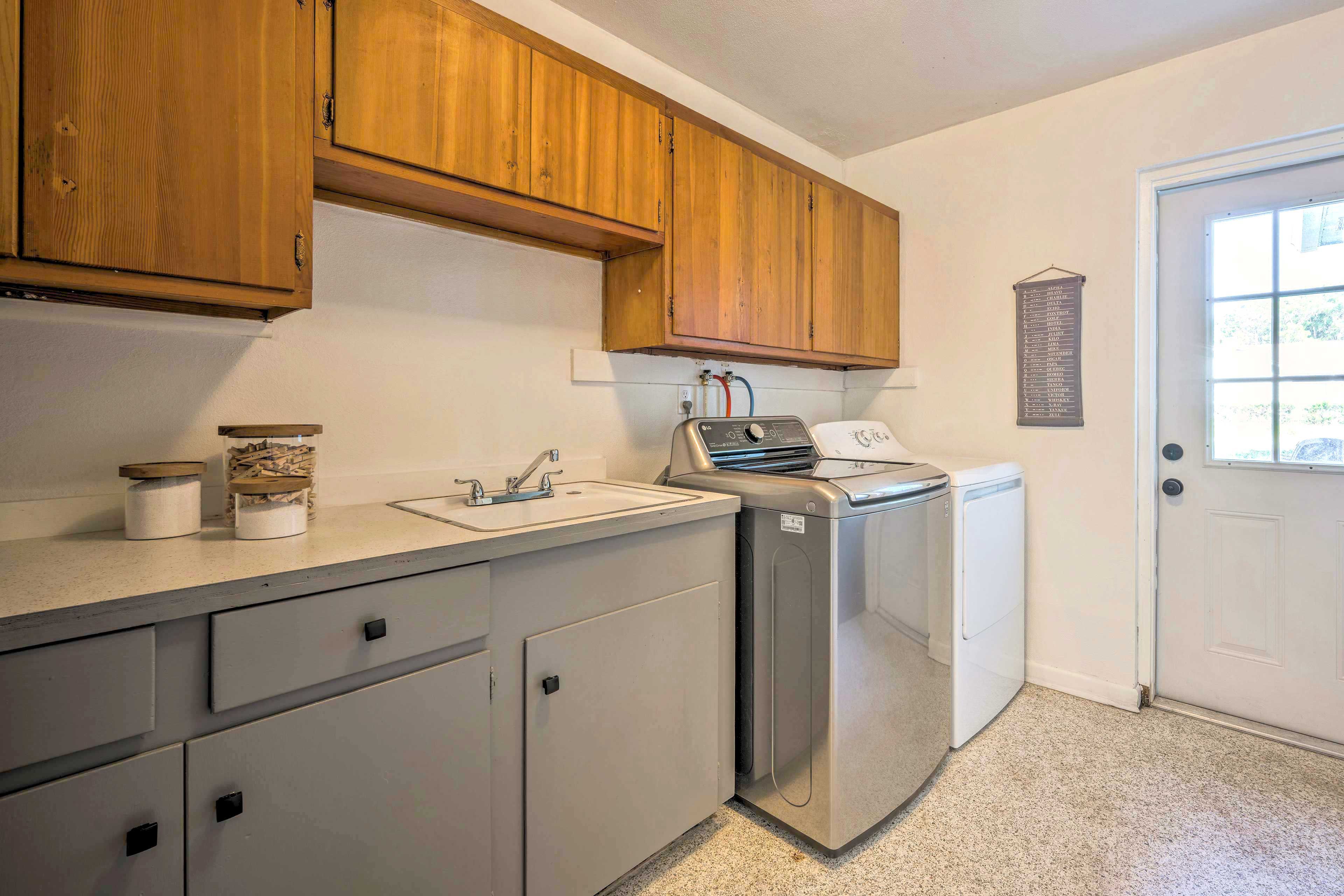 In-Unit Laundry | Iron & Board Provided