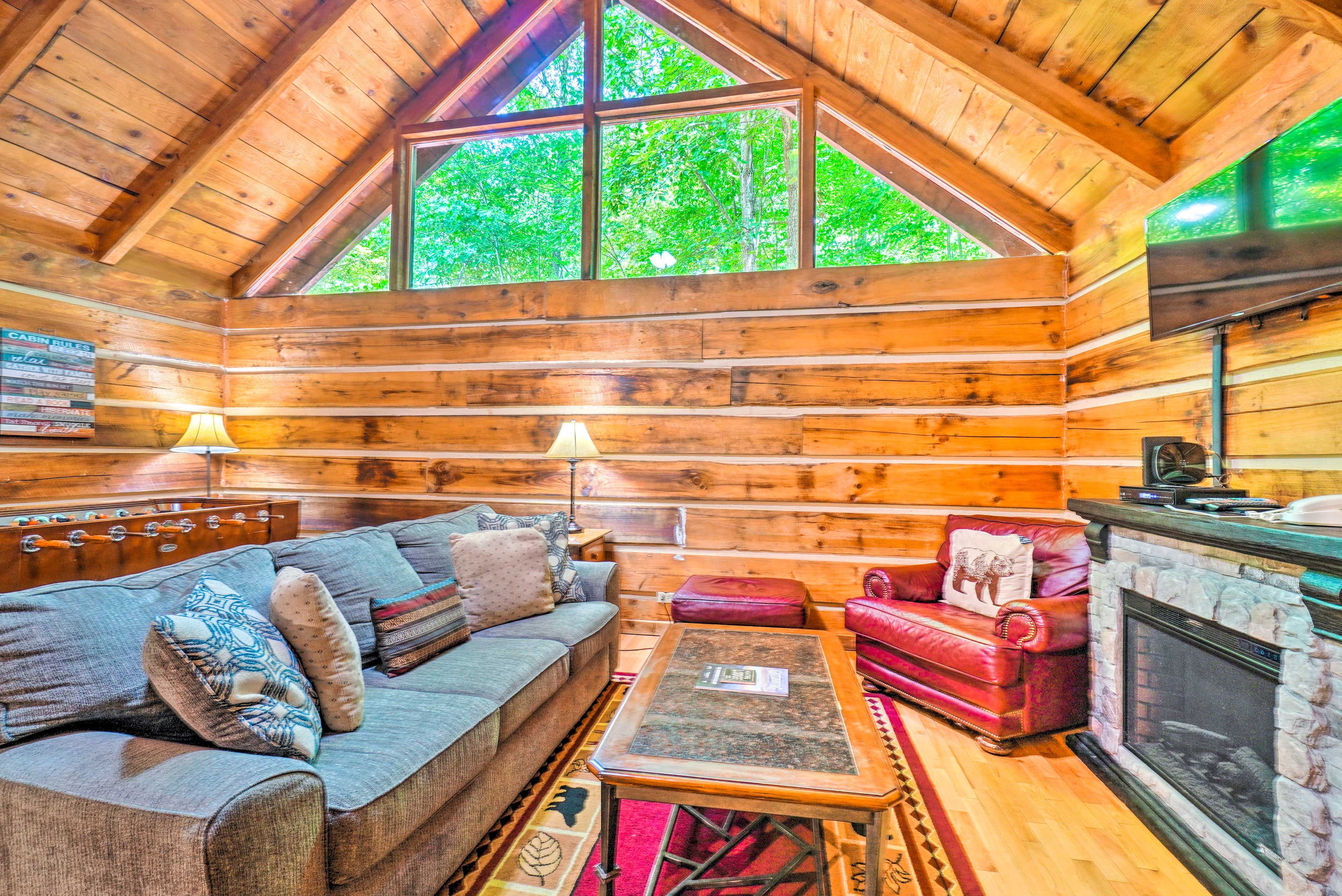 Living Room | Main Level | Central Heat & A/C | Free WiFi | Sleeper Sofa