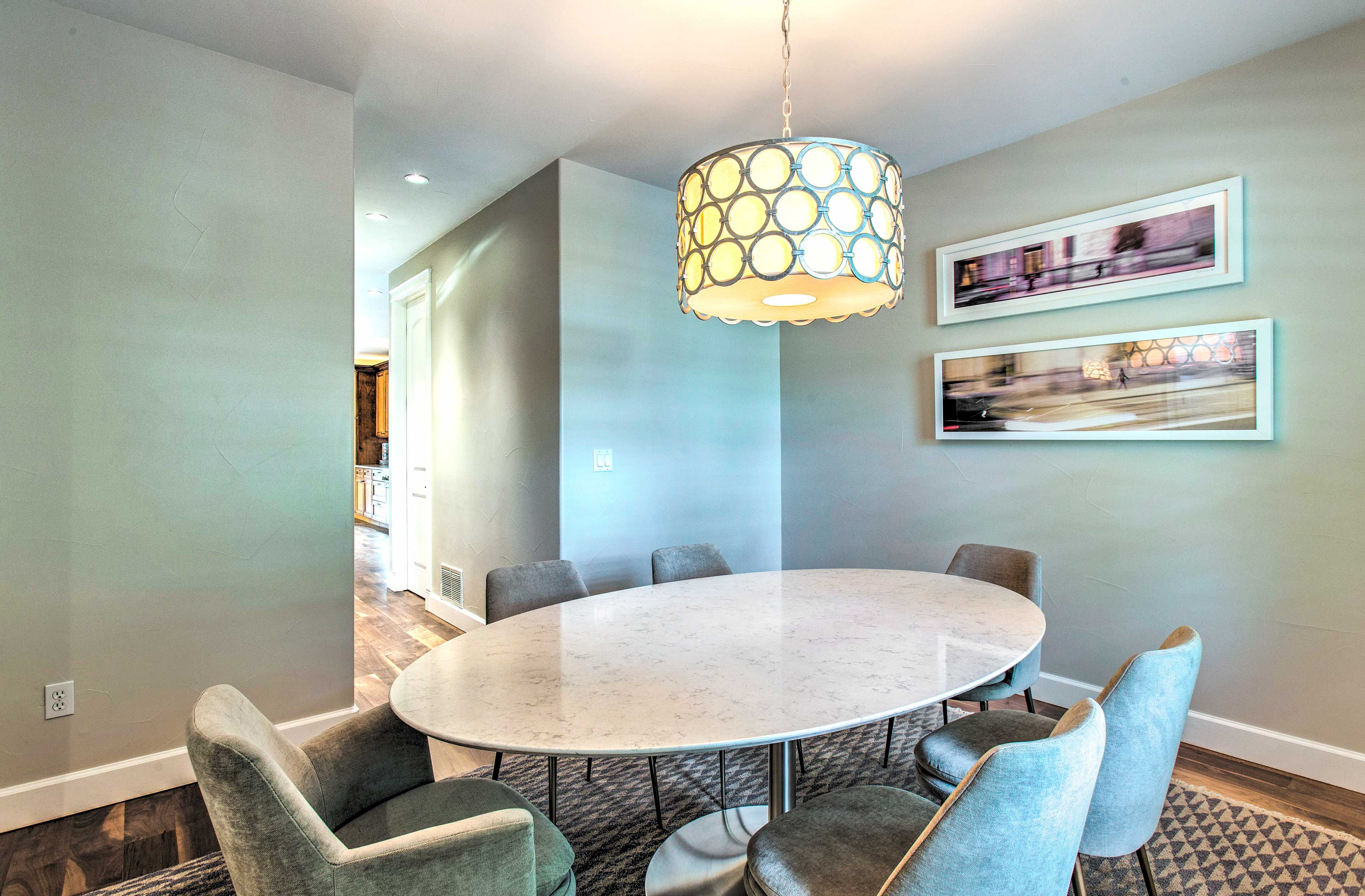 Dining Area | 1st Floor | Central Air Conditioning
