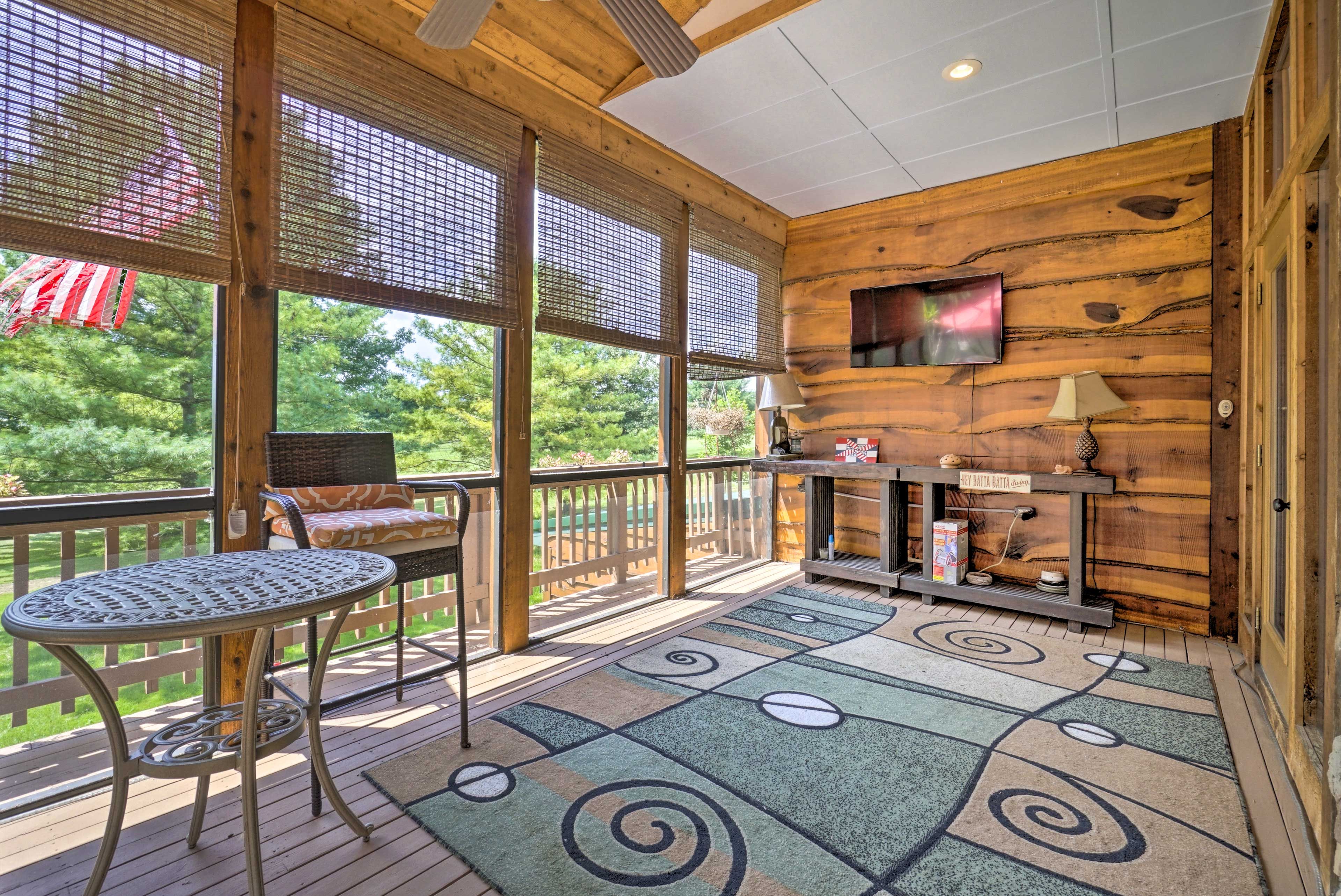 Covered Porch | Smart TV