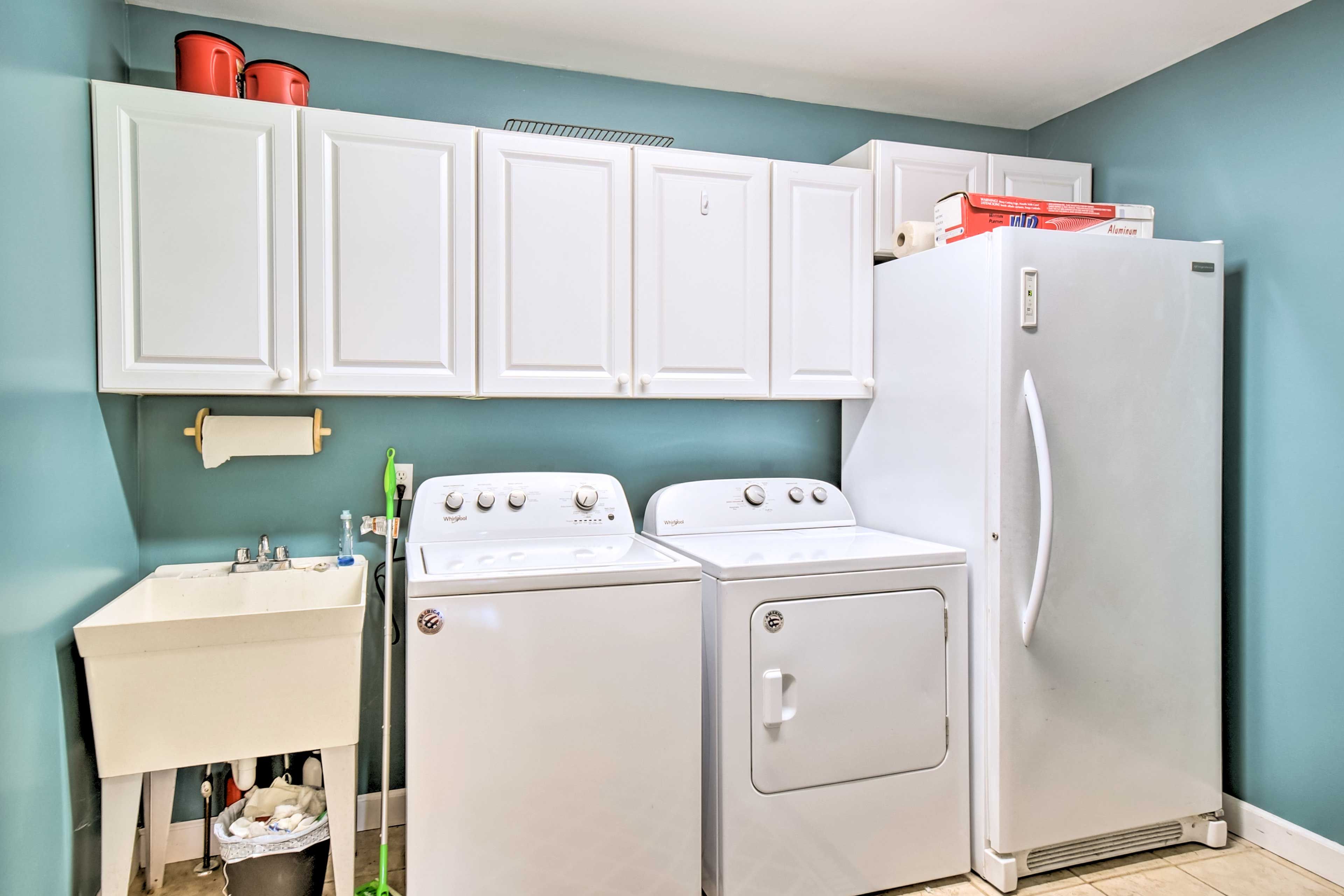 Laundry Room | Extra Fridge
