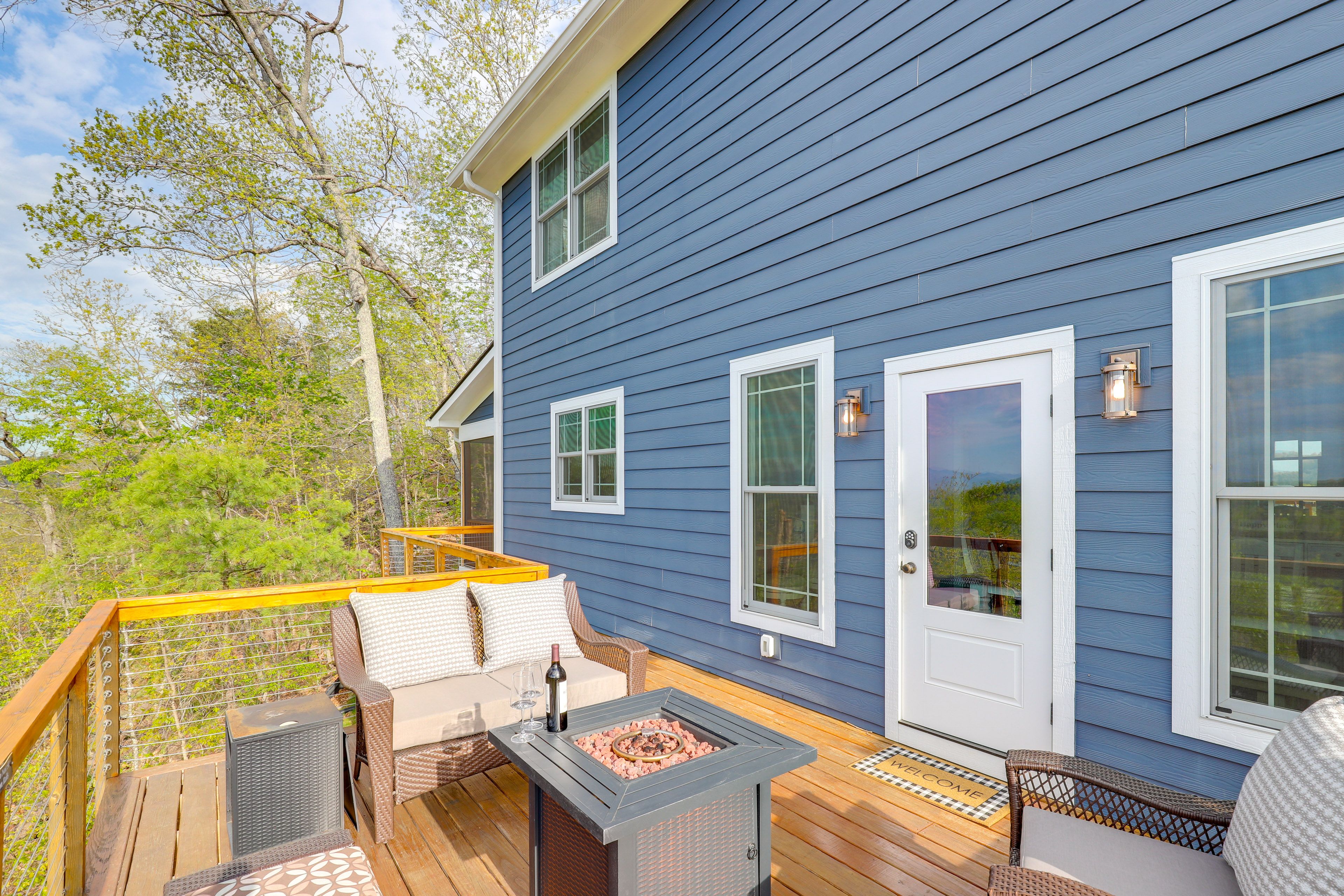 Deck | Fire Pit | Mountain Views