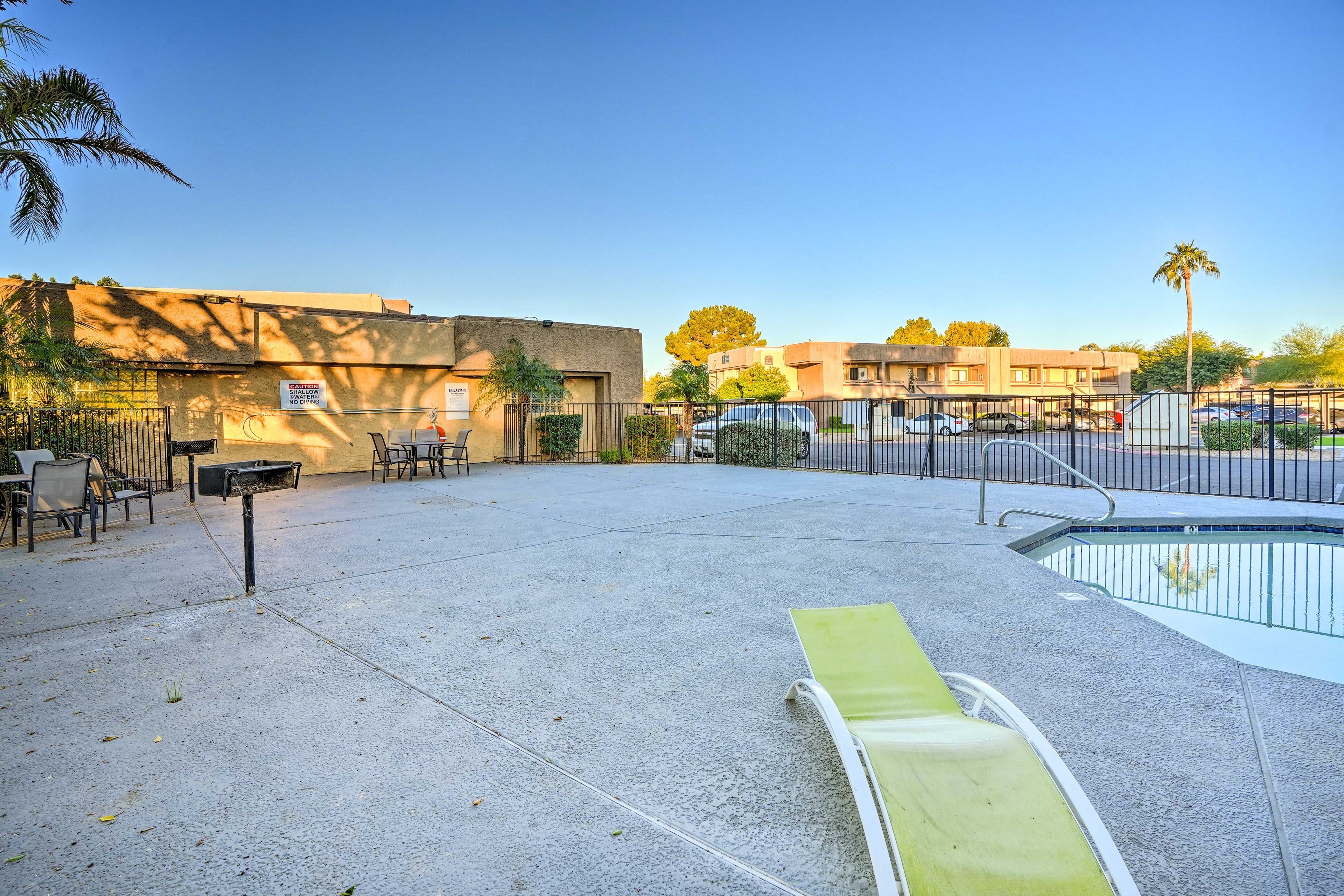 Community Charcoal Grills & Picnic Area