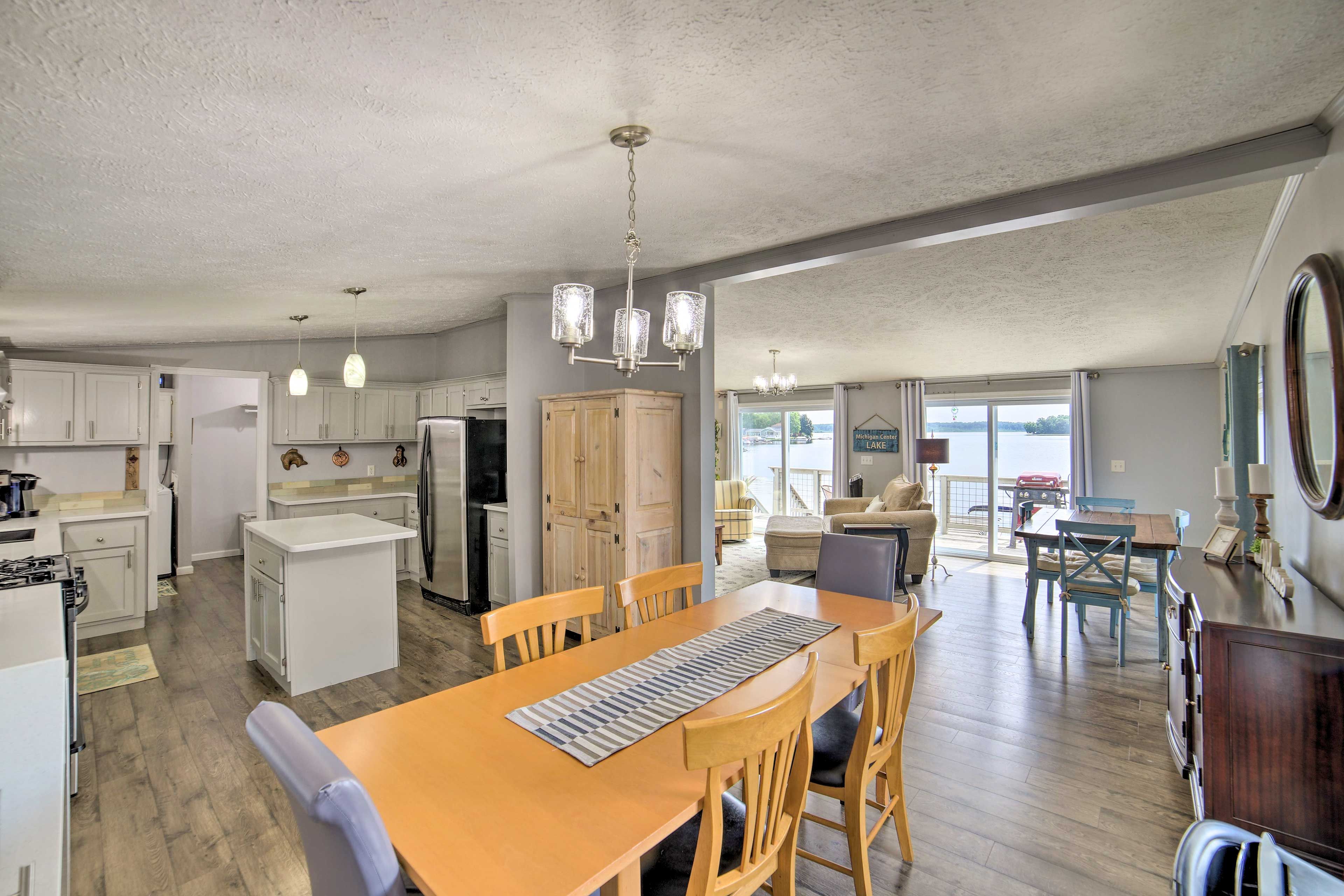 Dining Areas | Dishware & Flatware Provided | Trash Bags & Paper Towels Provided