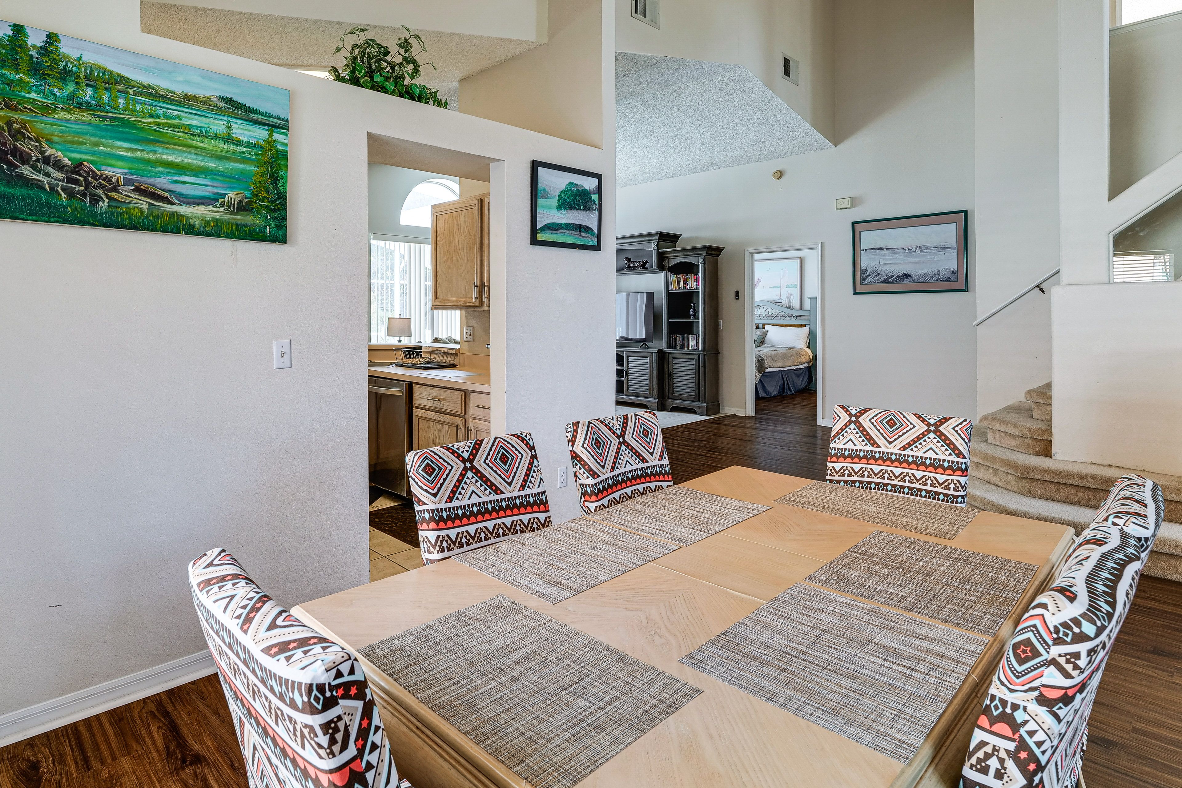 Dining Area | Dishware & Flatware | 1st Floor