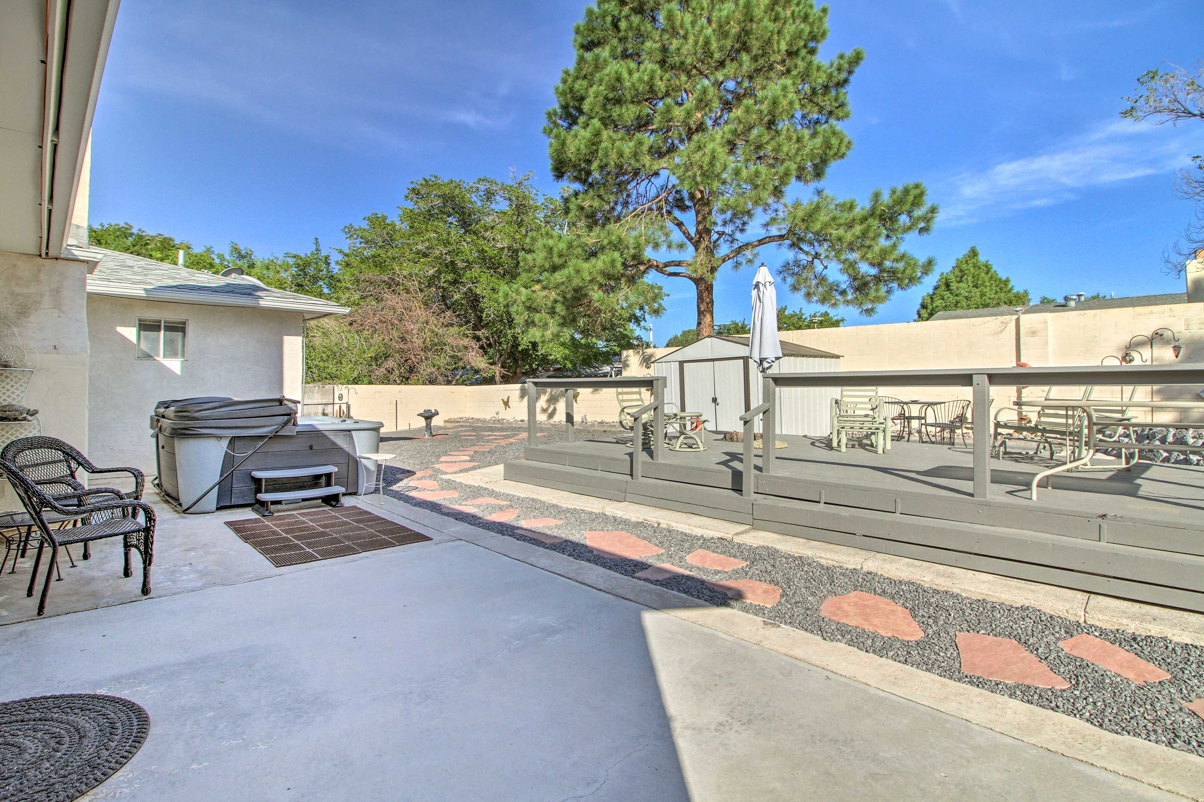 Fully Fenced Backyard
