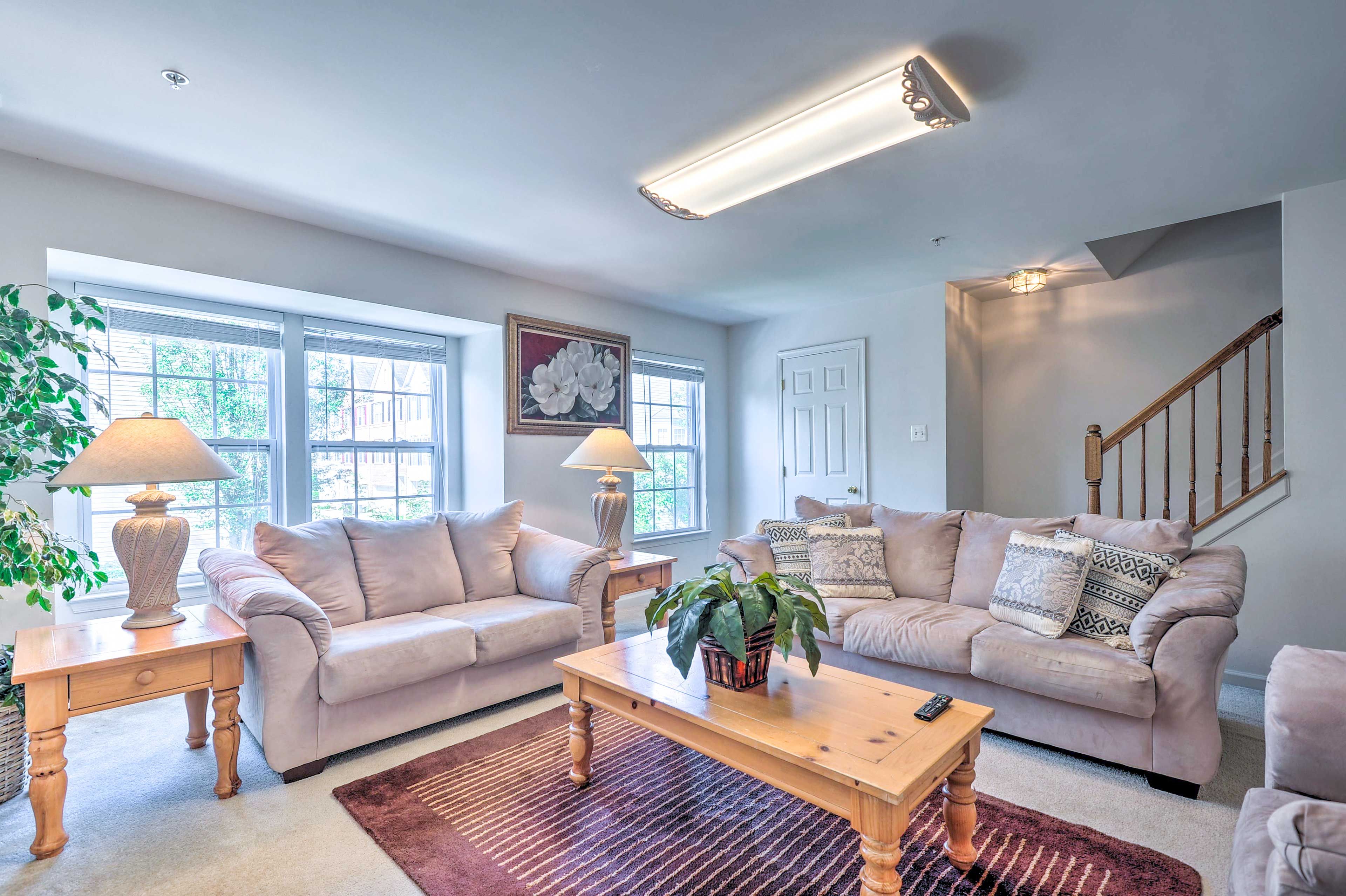 Elkridge Vacation Rental | 3BR | 4BA | Stairs Required | 1,751 Sq Ft
