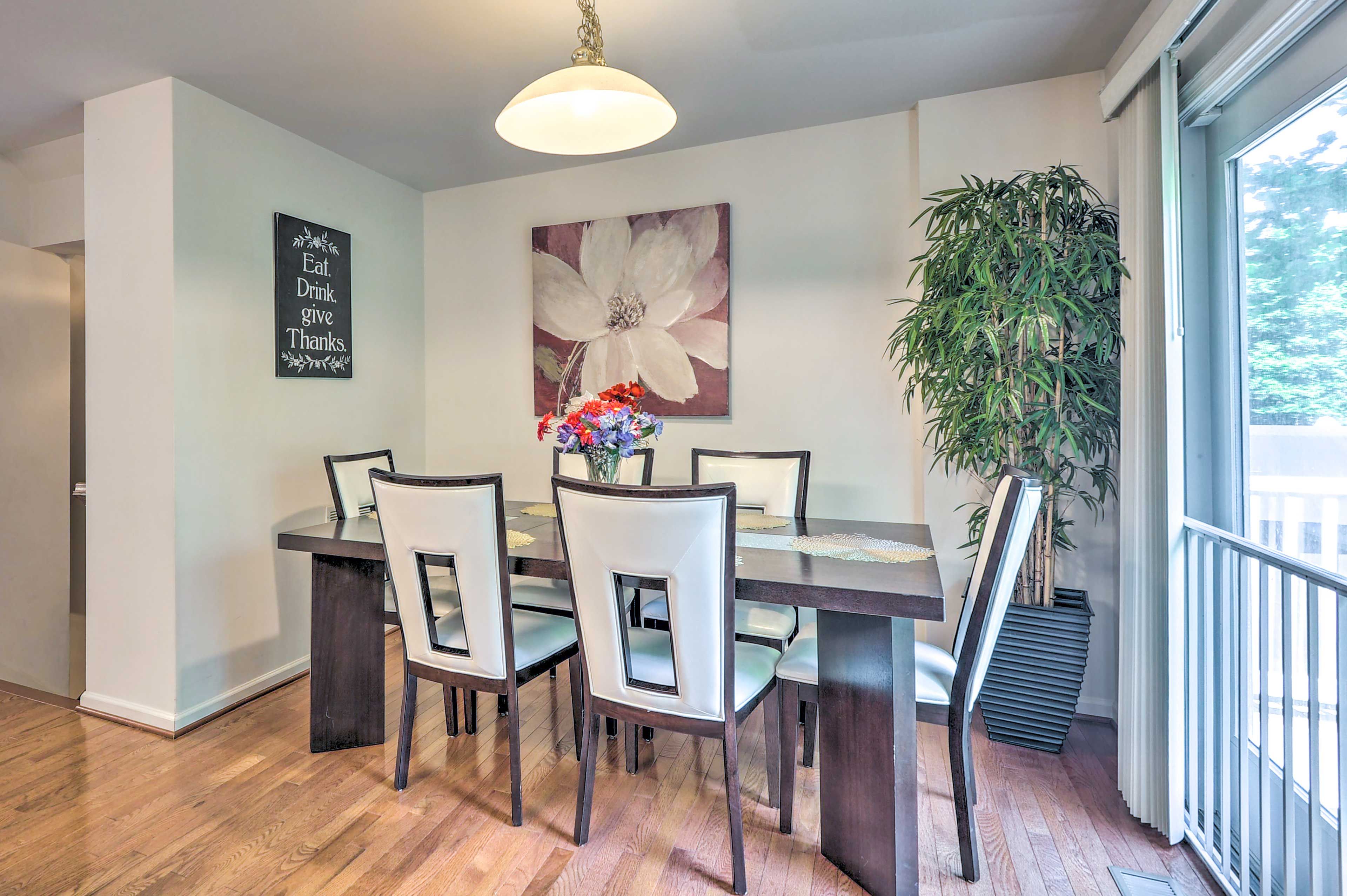 Dining Area | Dishware & Flatware Provided | 2nd Floor