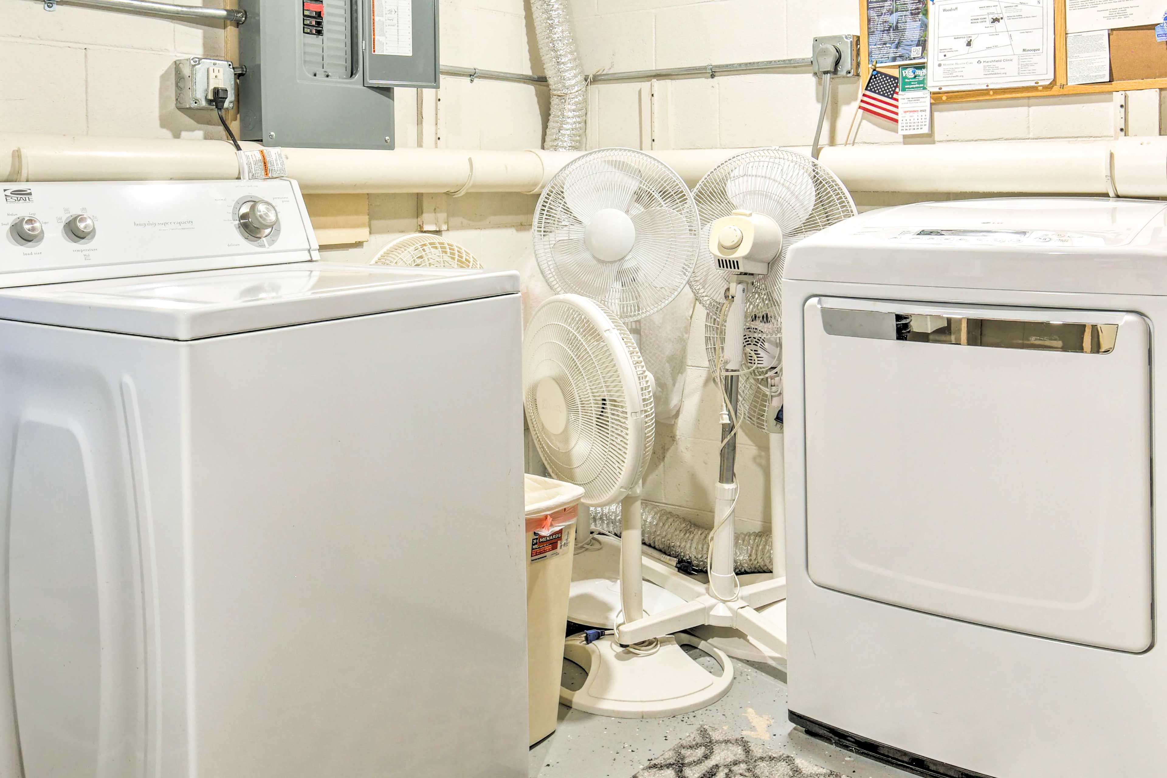 Utility Room | Washer & Dryer | Extra Fans