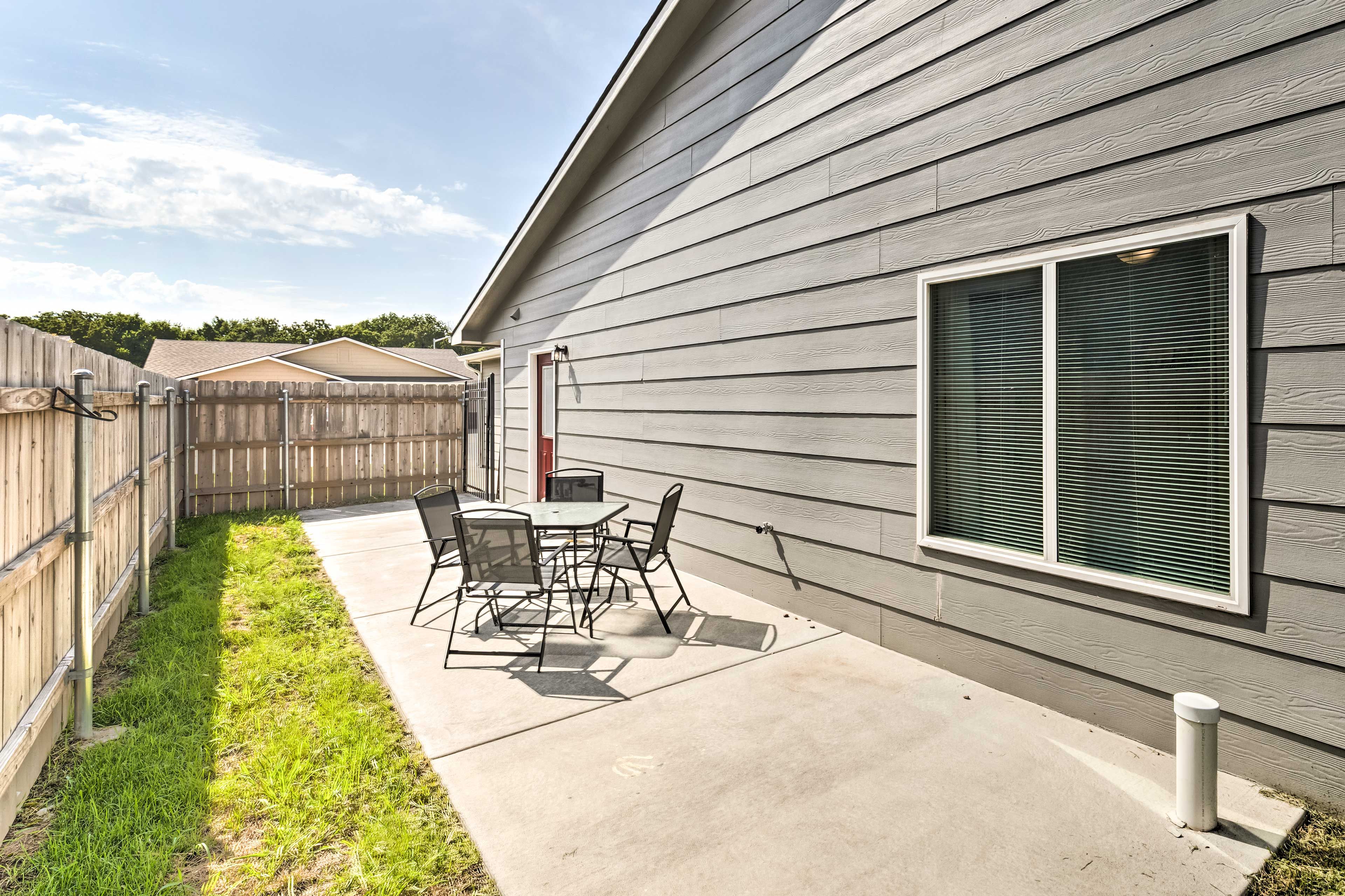 Patio | Fenced-In Yard