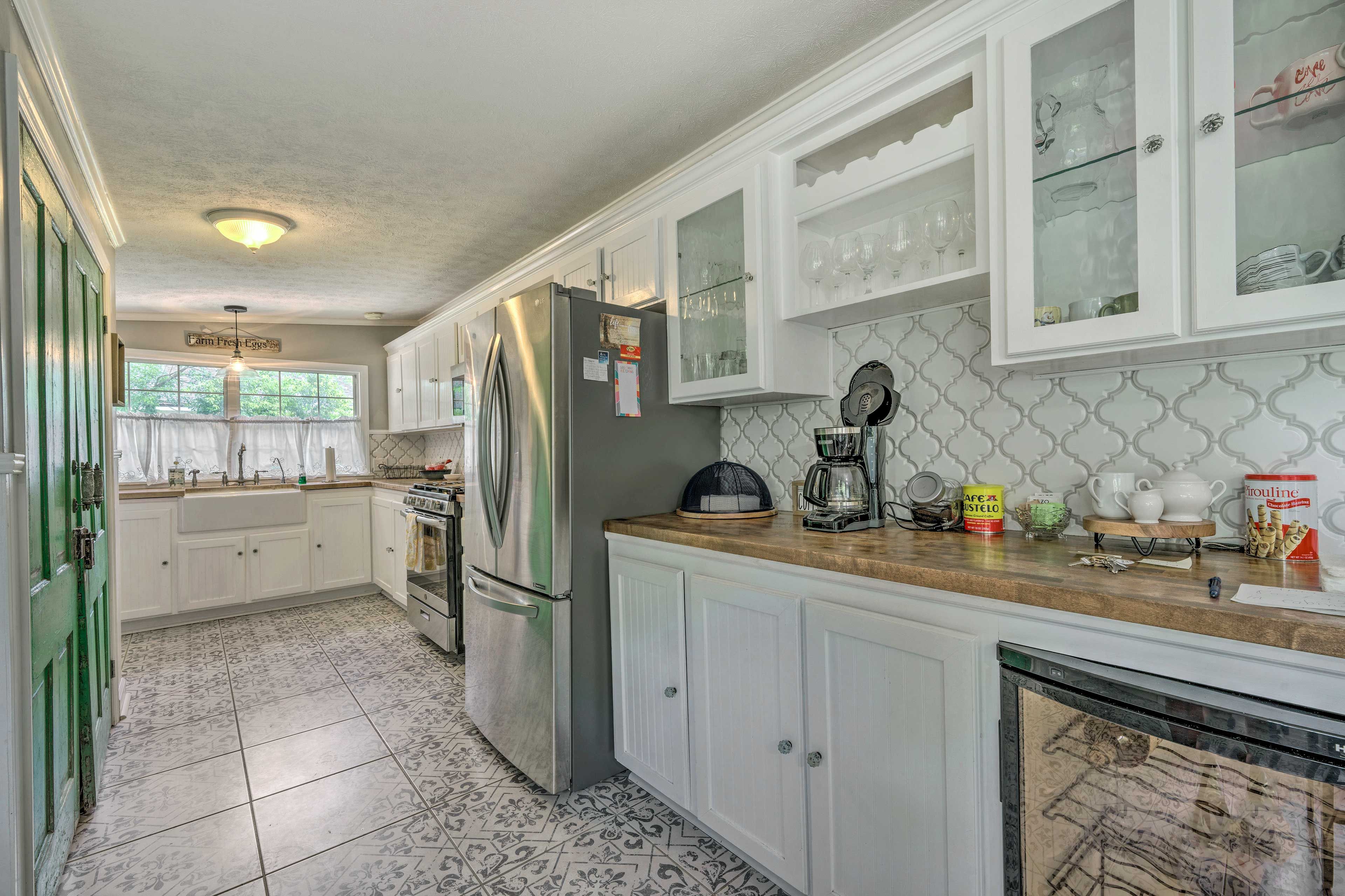 Kitchen | Main Level | Dishwasher | Wine Fridge | Drip Coffee Maker