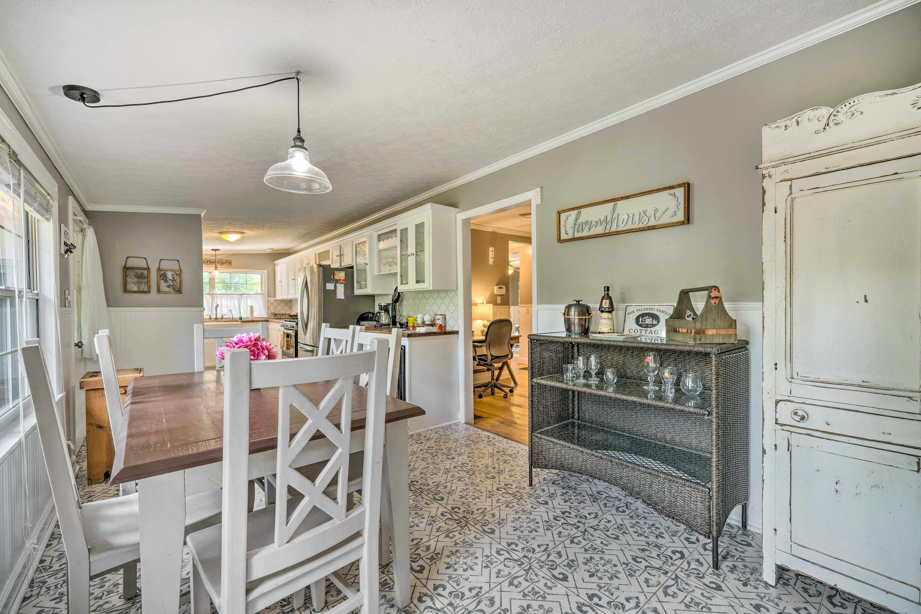 Dining Area | Main Level | Dishware + Flatware