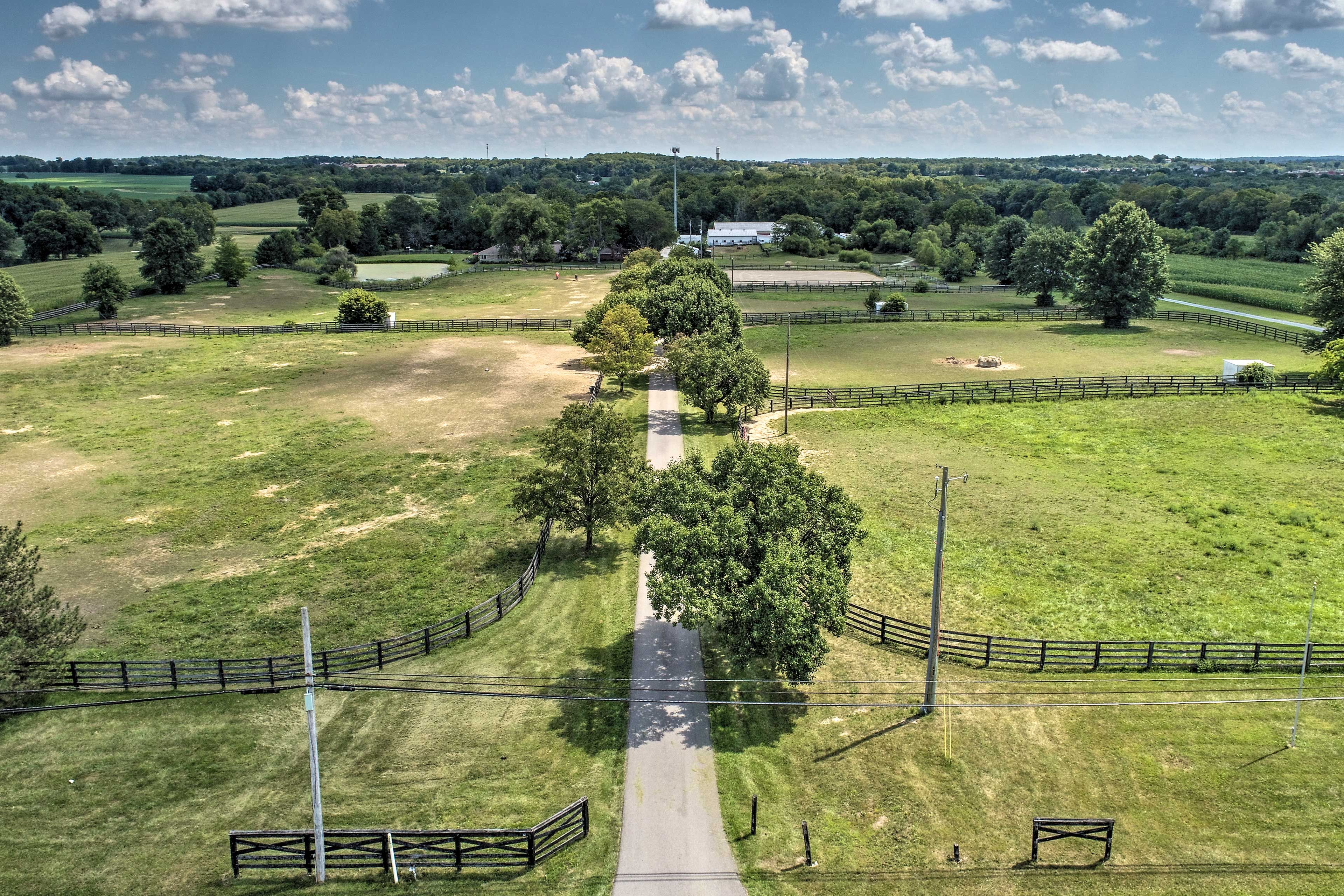 Aerial View of Road