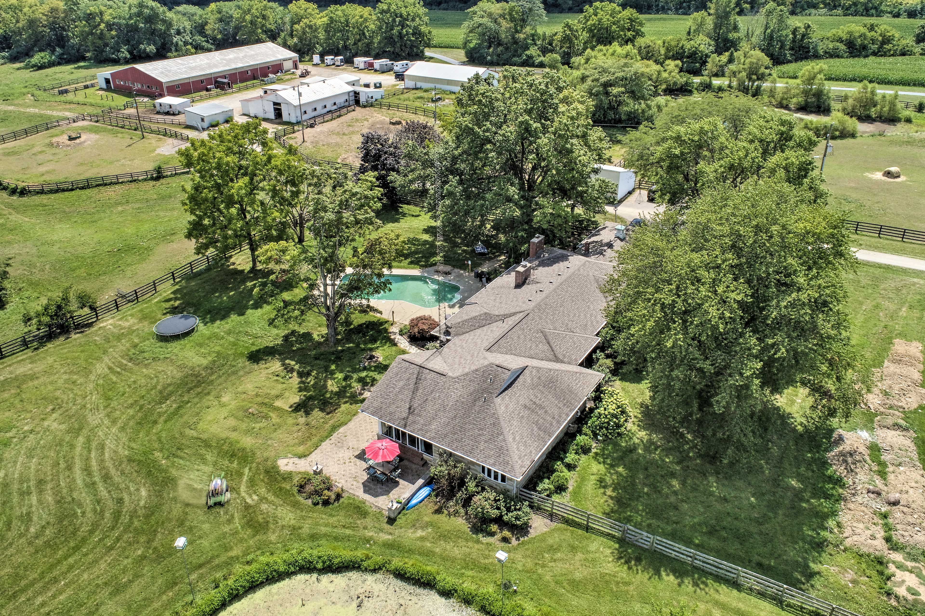 Aerial View of Home