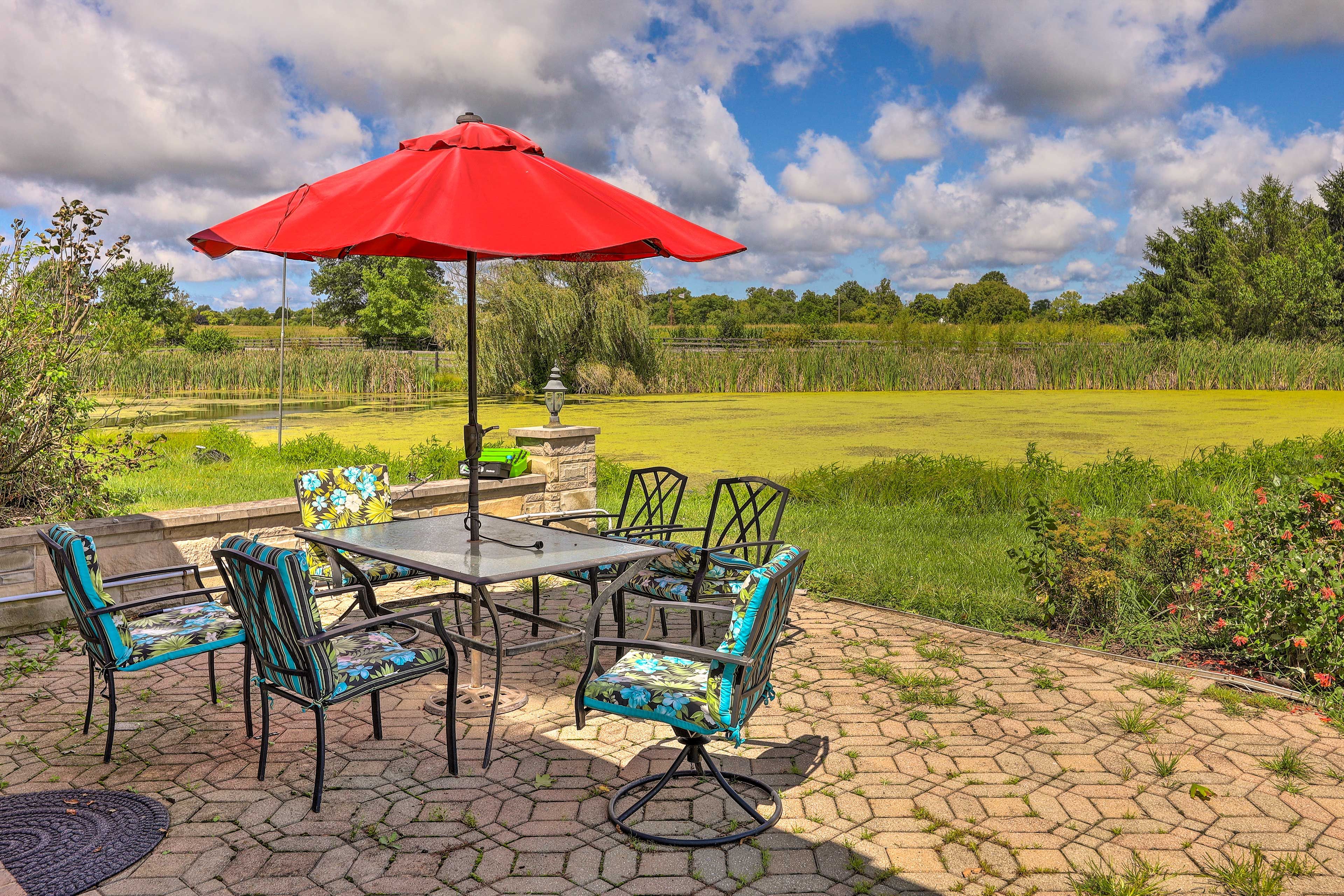 Patio | Stocked Pond