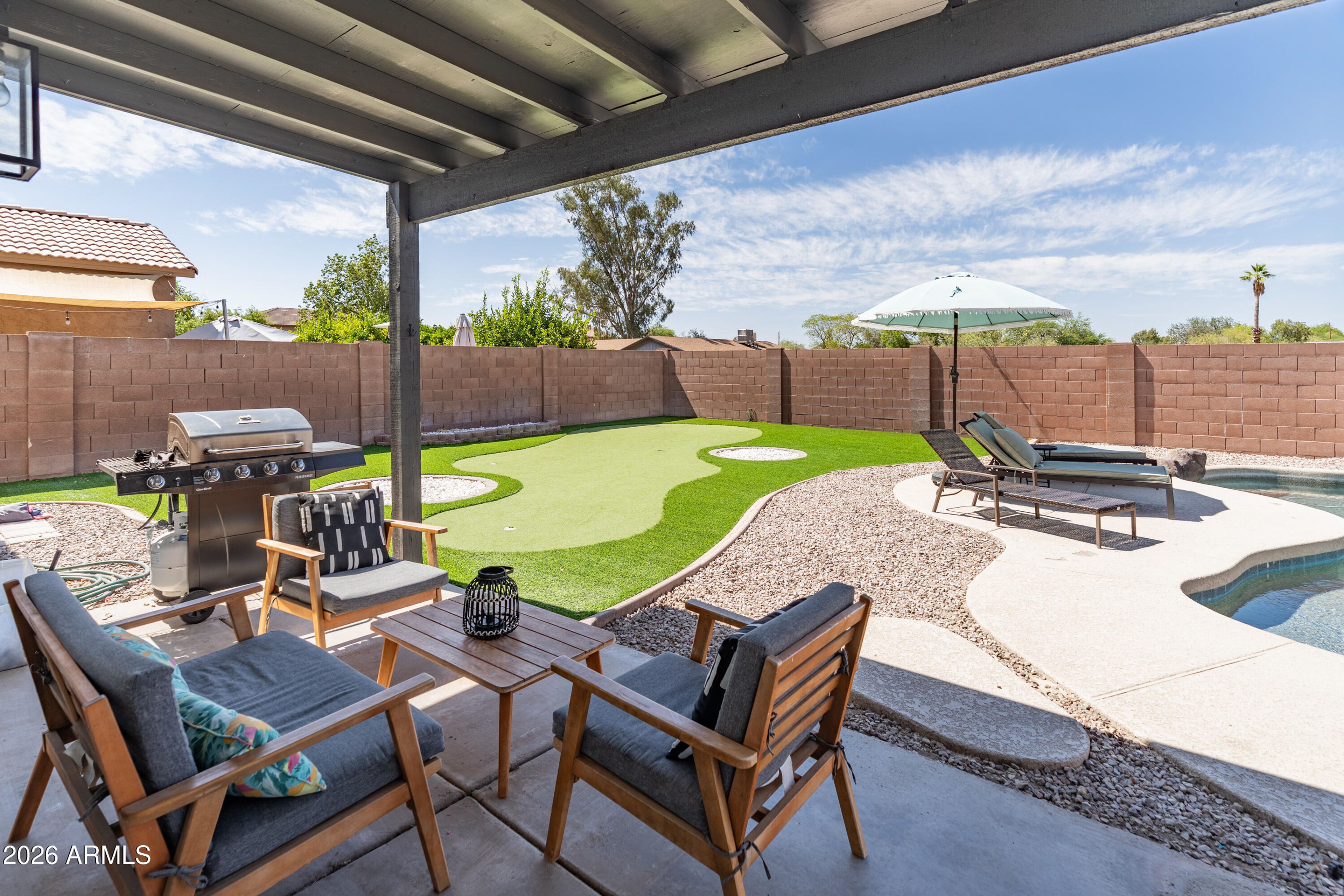 Covered Patio | 3-Hole Putting Green