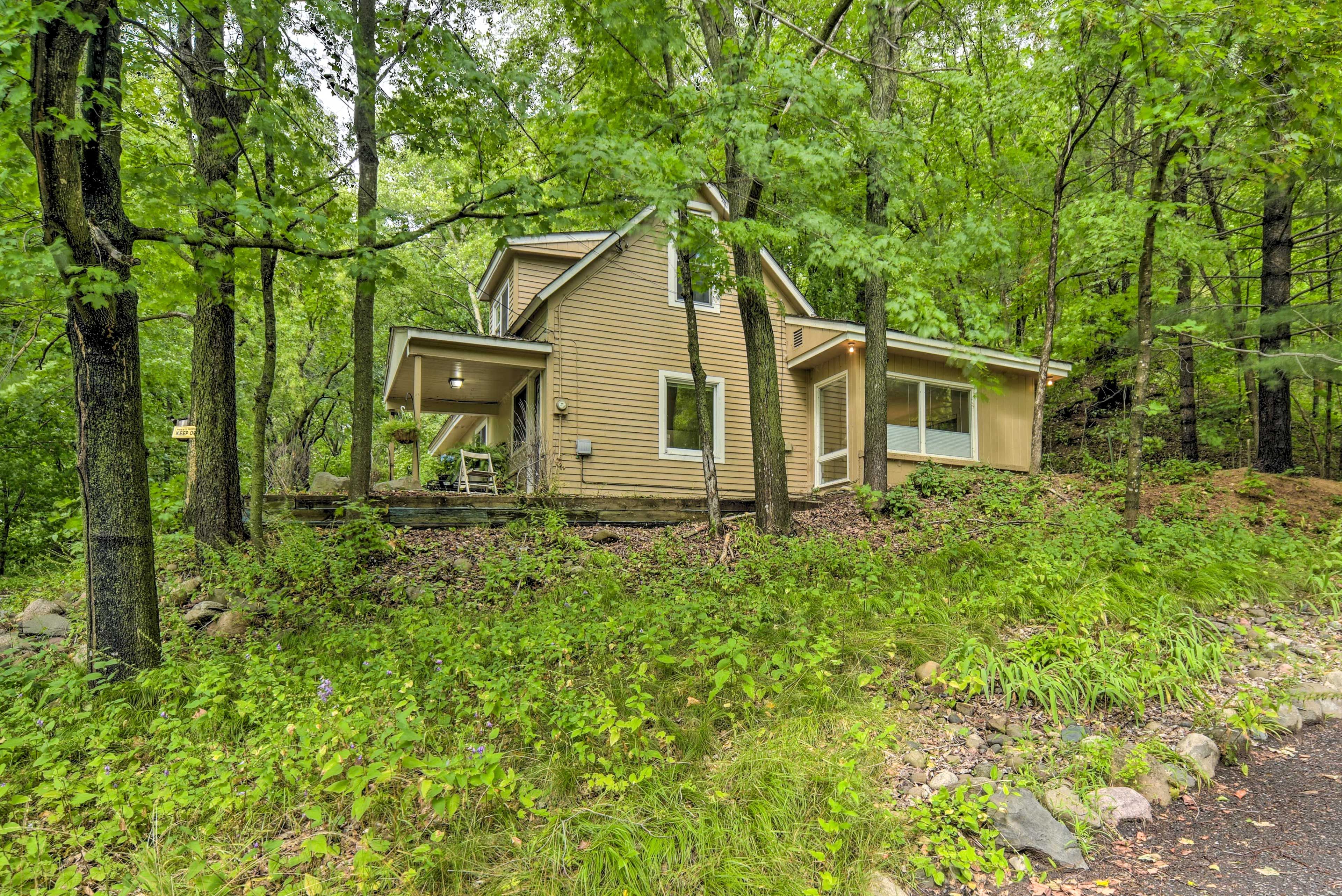 St. Croix Falls Vacation Rental | 3BR | 1BA | 1,200 Sq Ft | 2 Steps Required
