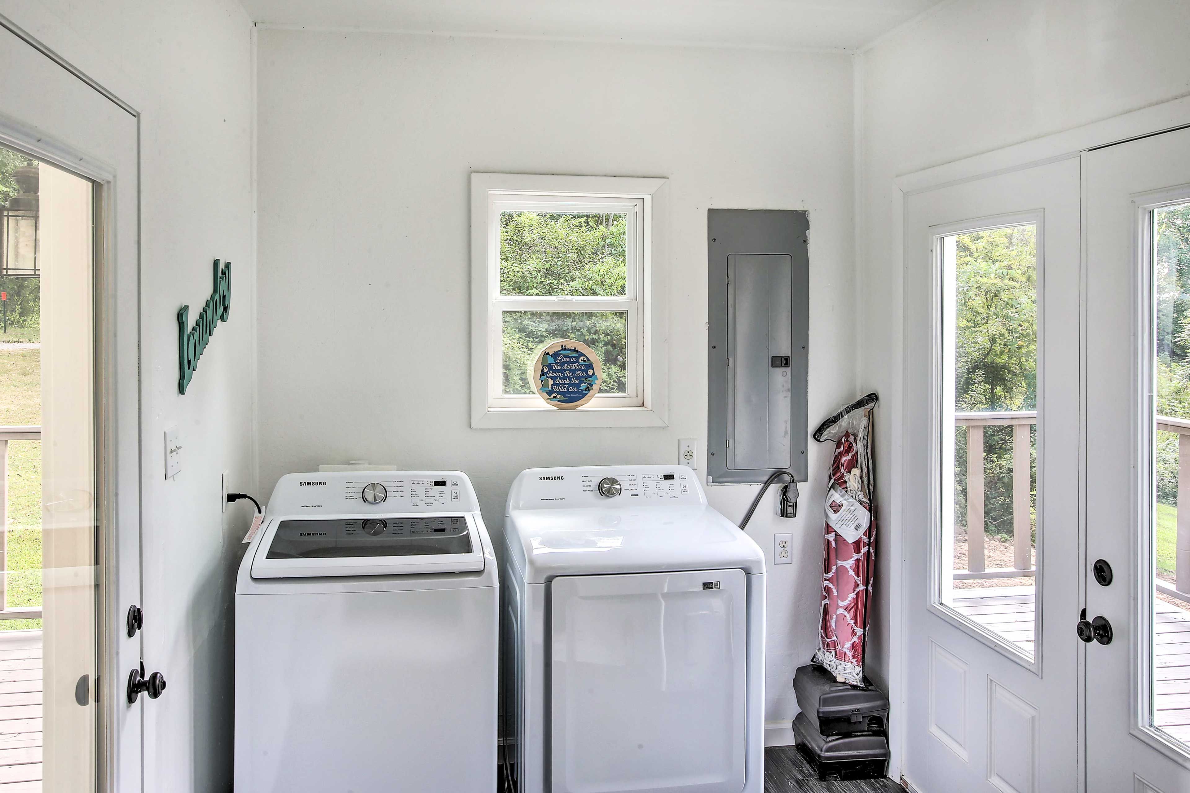 Laundry Area | Detergent Provided