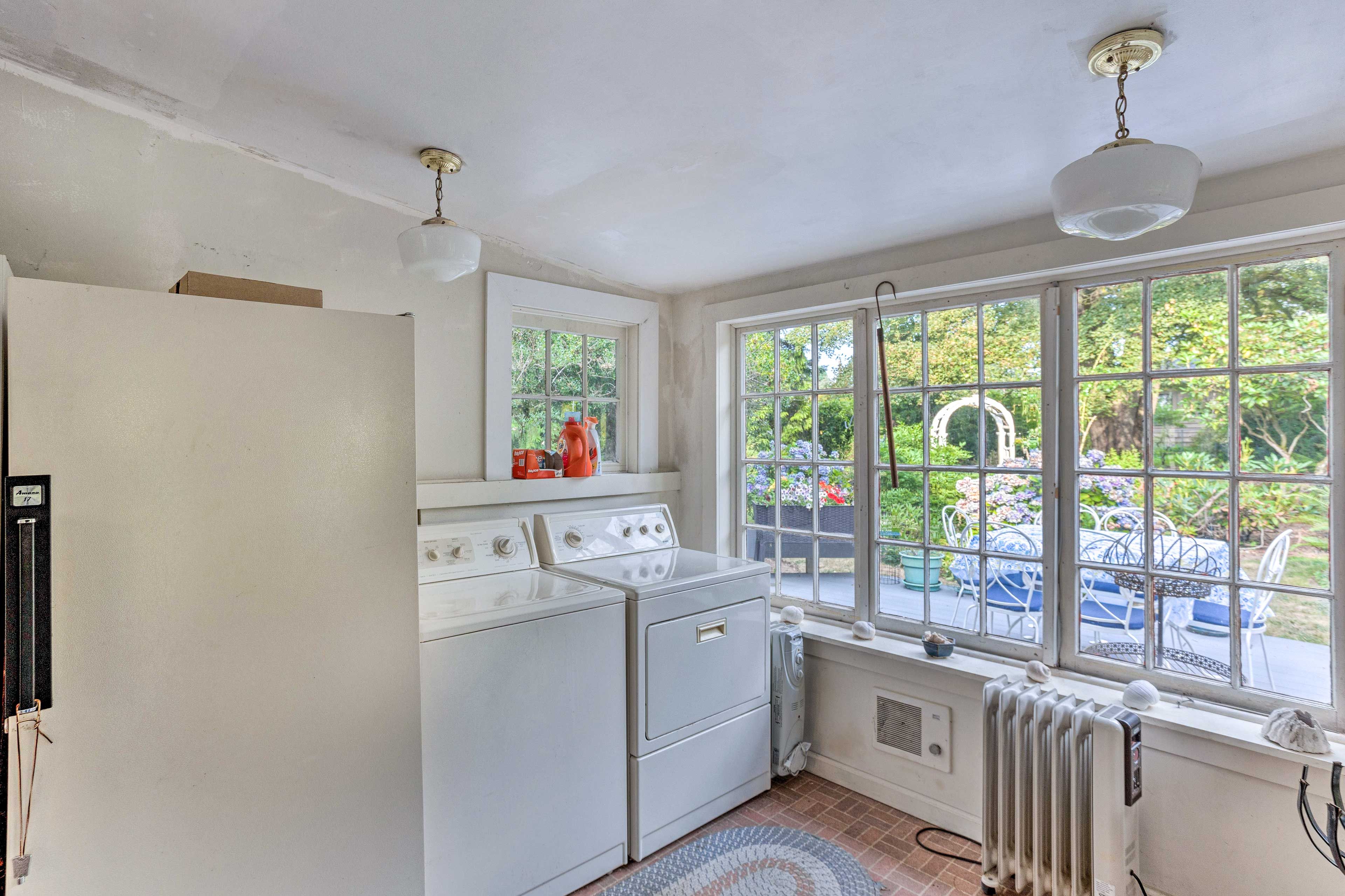 Laundry Room | Washer & Dryer | 1st Floor