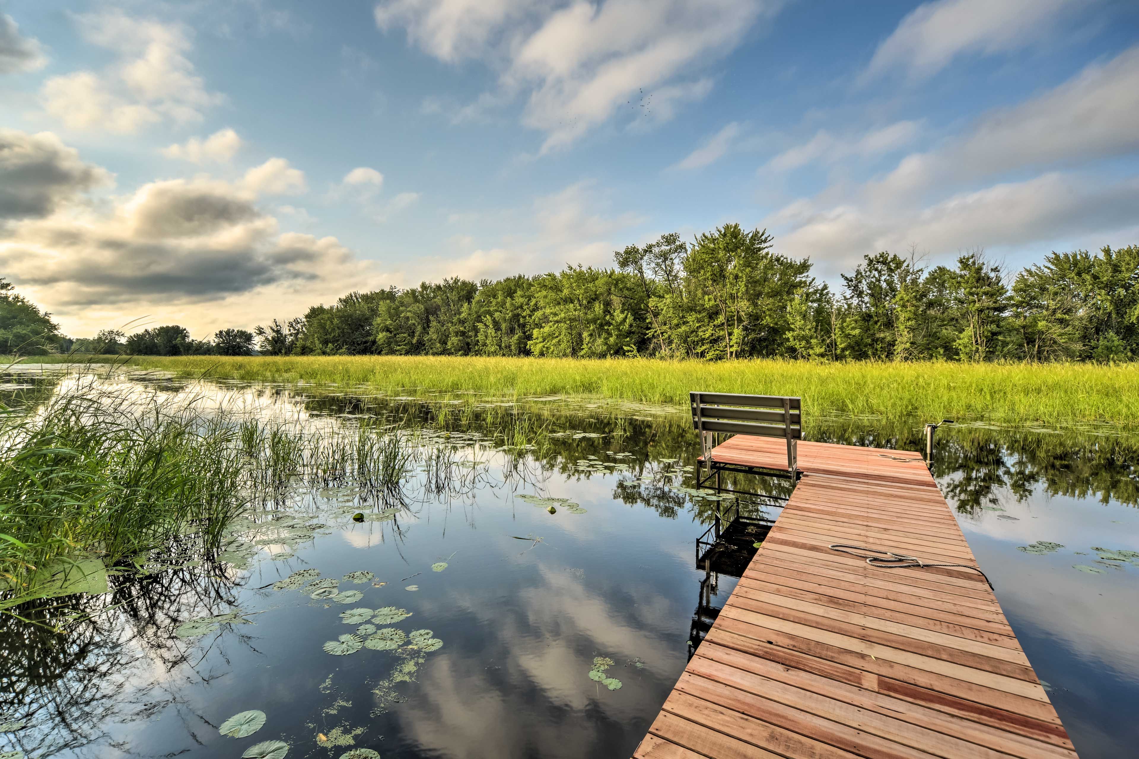 Pine City Vacation Rental | 2BR | 1BA | Step-Free Access | 1,006 Sq Ft