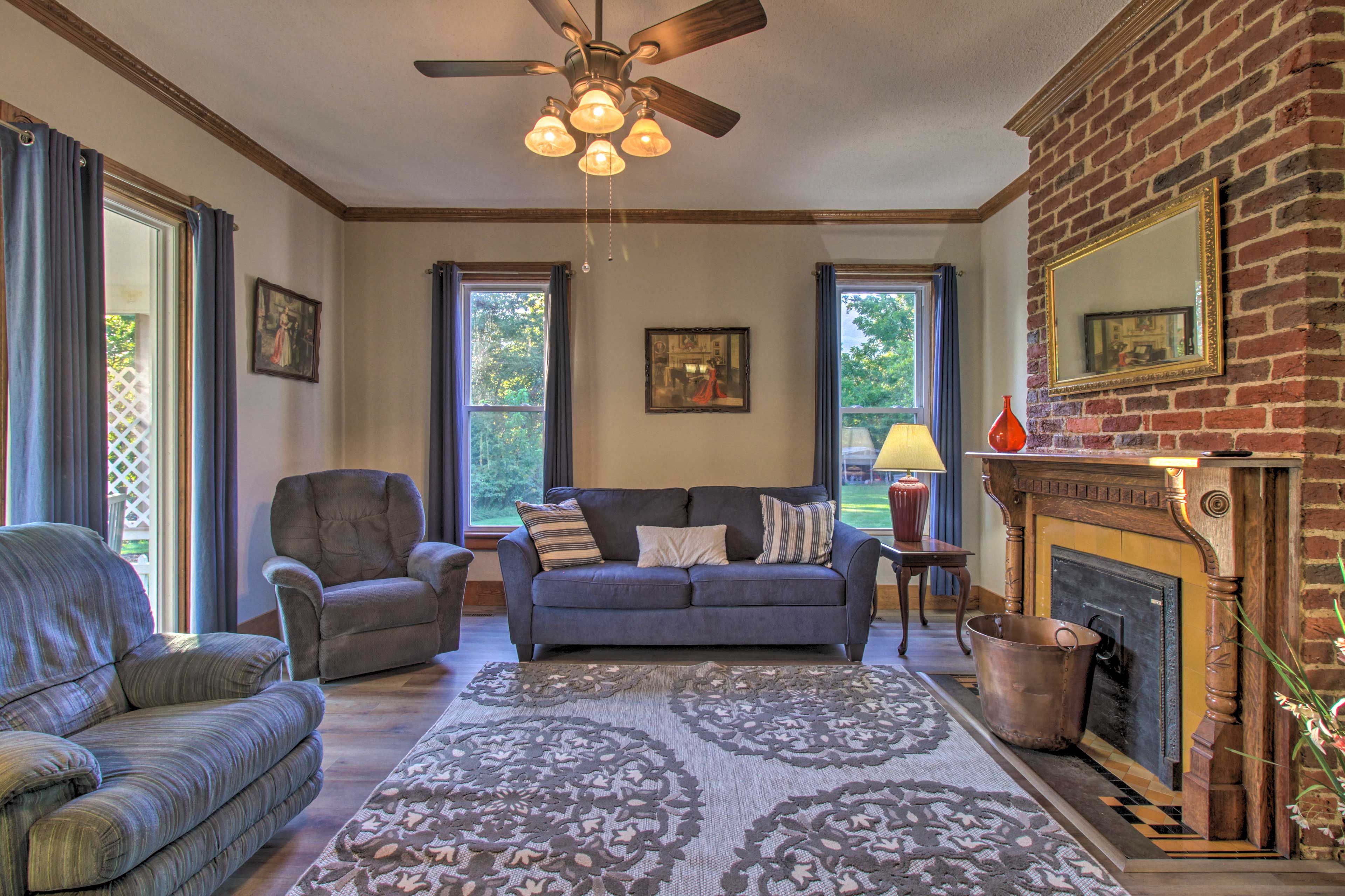 Clifton Forge Vacation Rental | 4BR | 2BA | Stairs Required | 2,800 Sq Ft