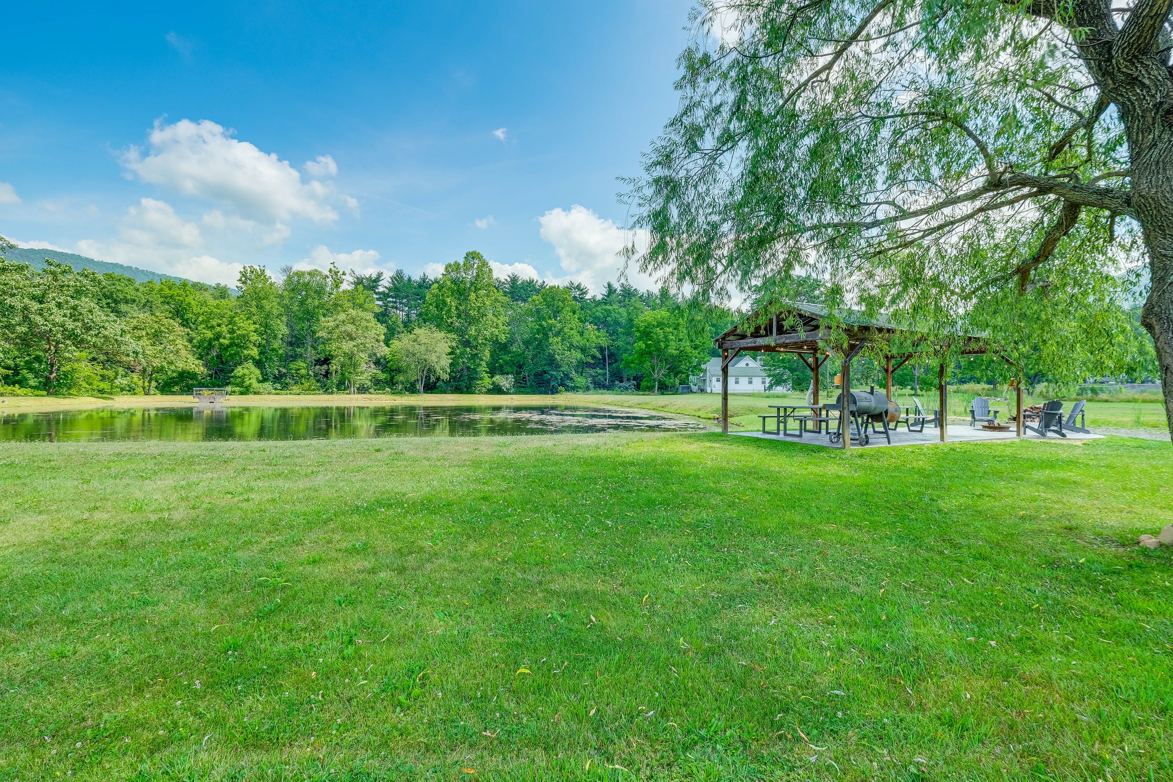 Gazebo w/ Outdoor Seating | Grill | Fire Pit