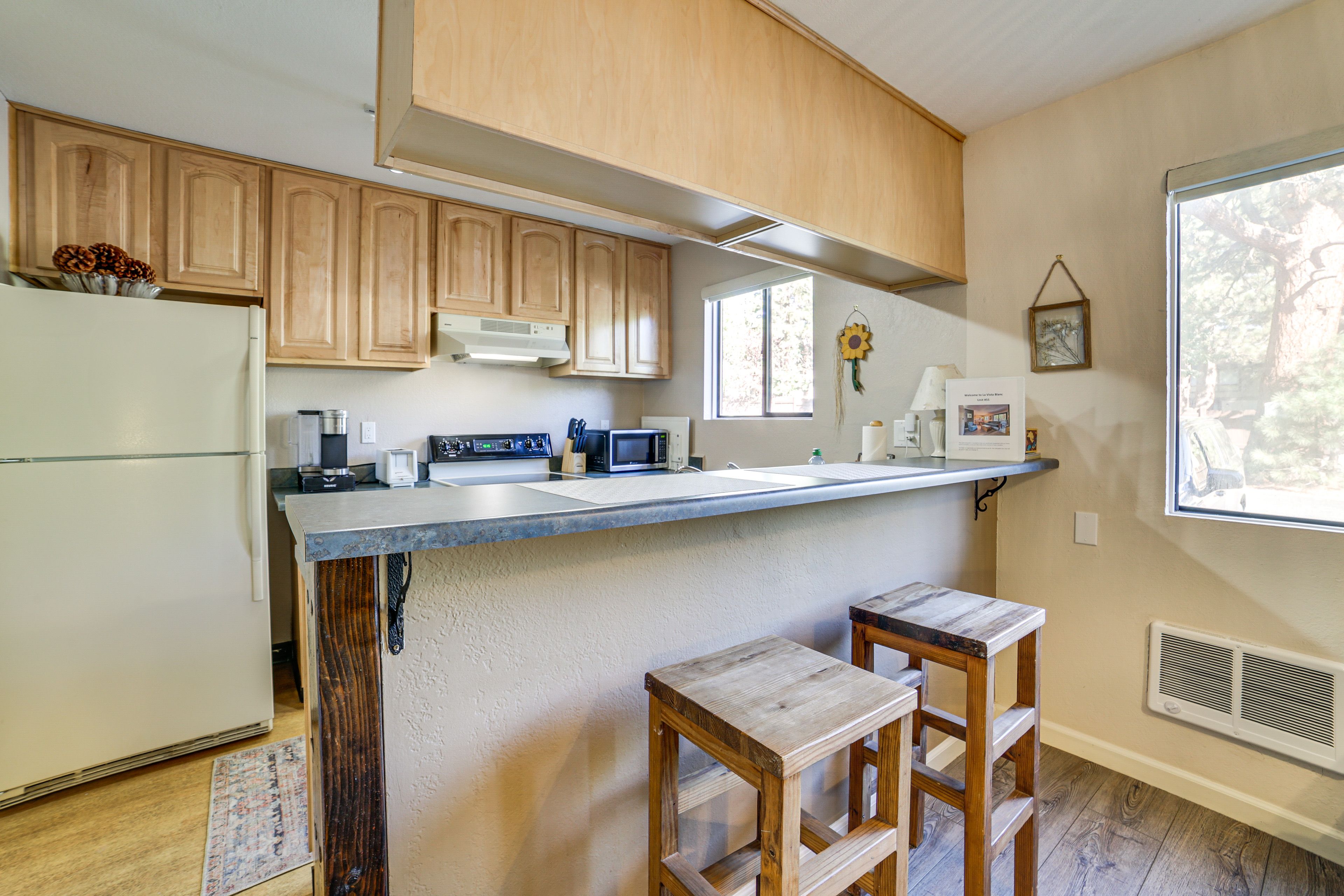 Kitchen | Single-Story Home | Fully Equipped | Coffee Maker | Cooking Basics