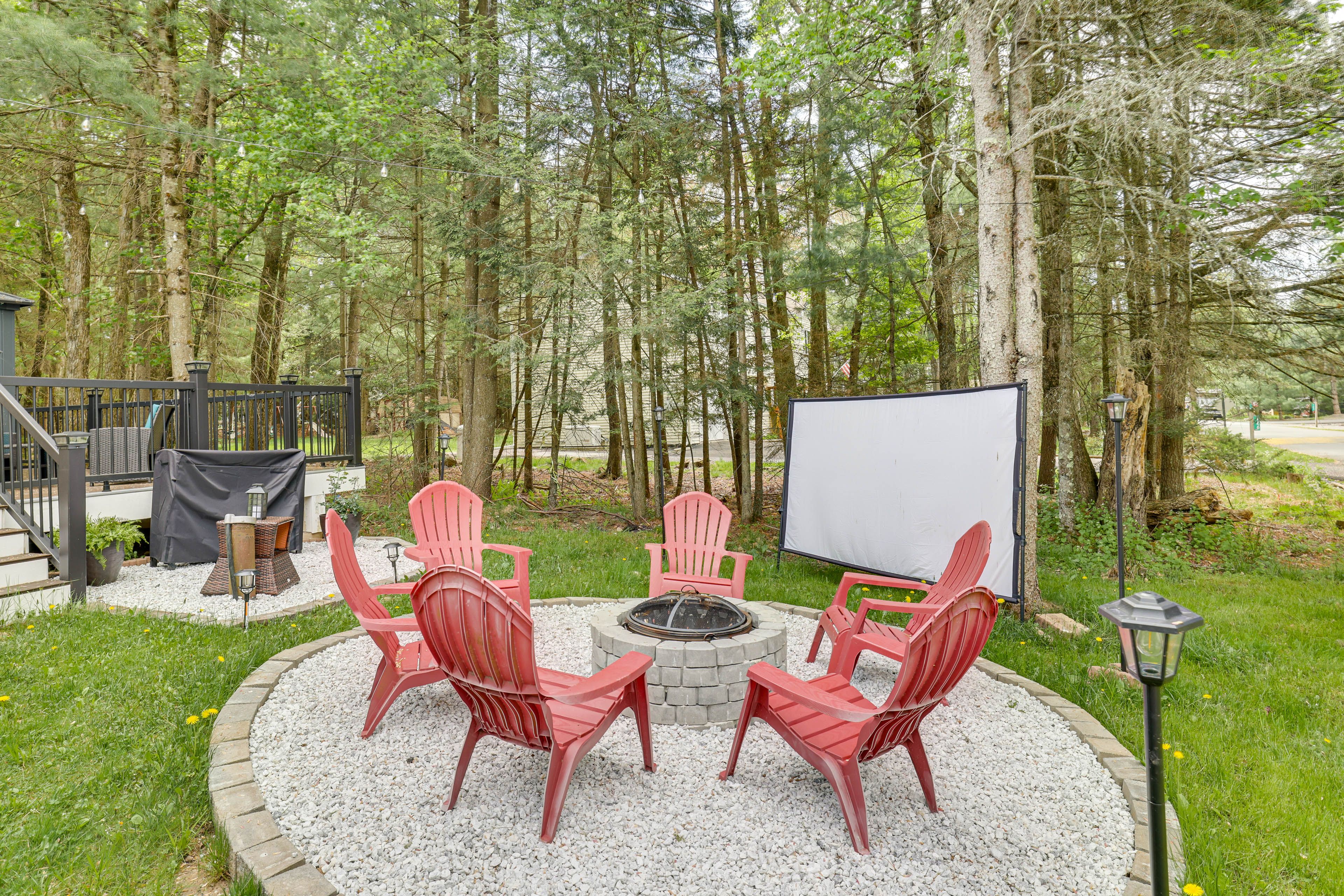 Pocono Summit Vacation Rental | 4BR | 2.5BA | Stairs Required | 2,693 Sq Ft
