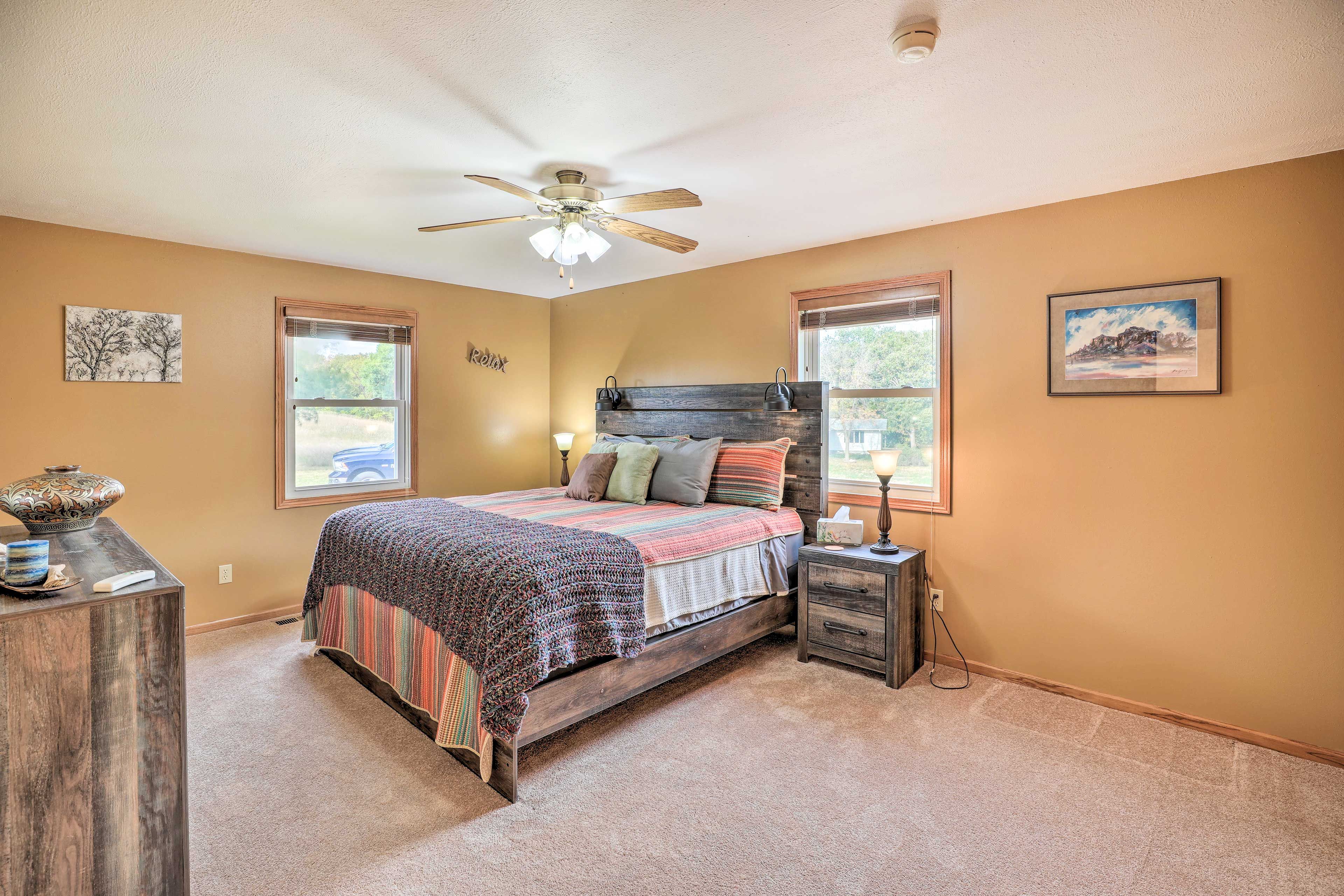Bedroom 1 | California King Bed | Main Floor