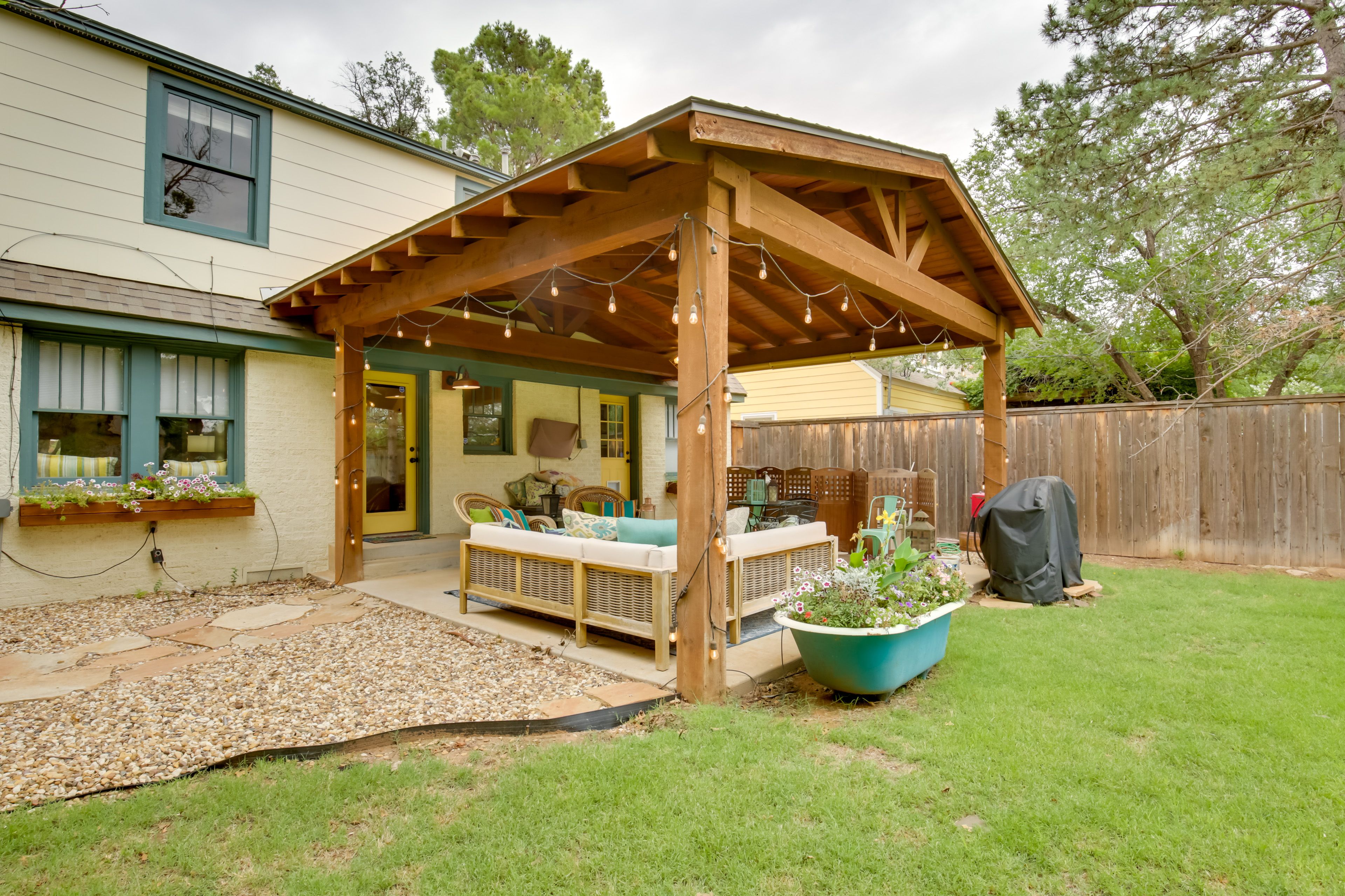 Fenced Backyard